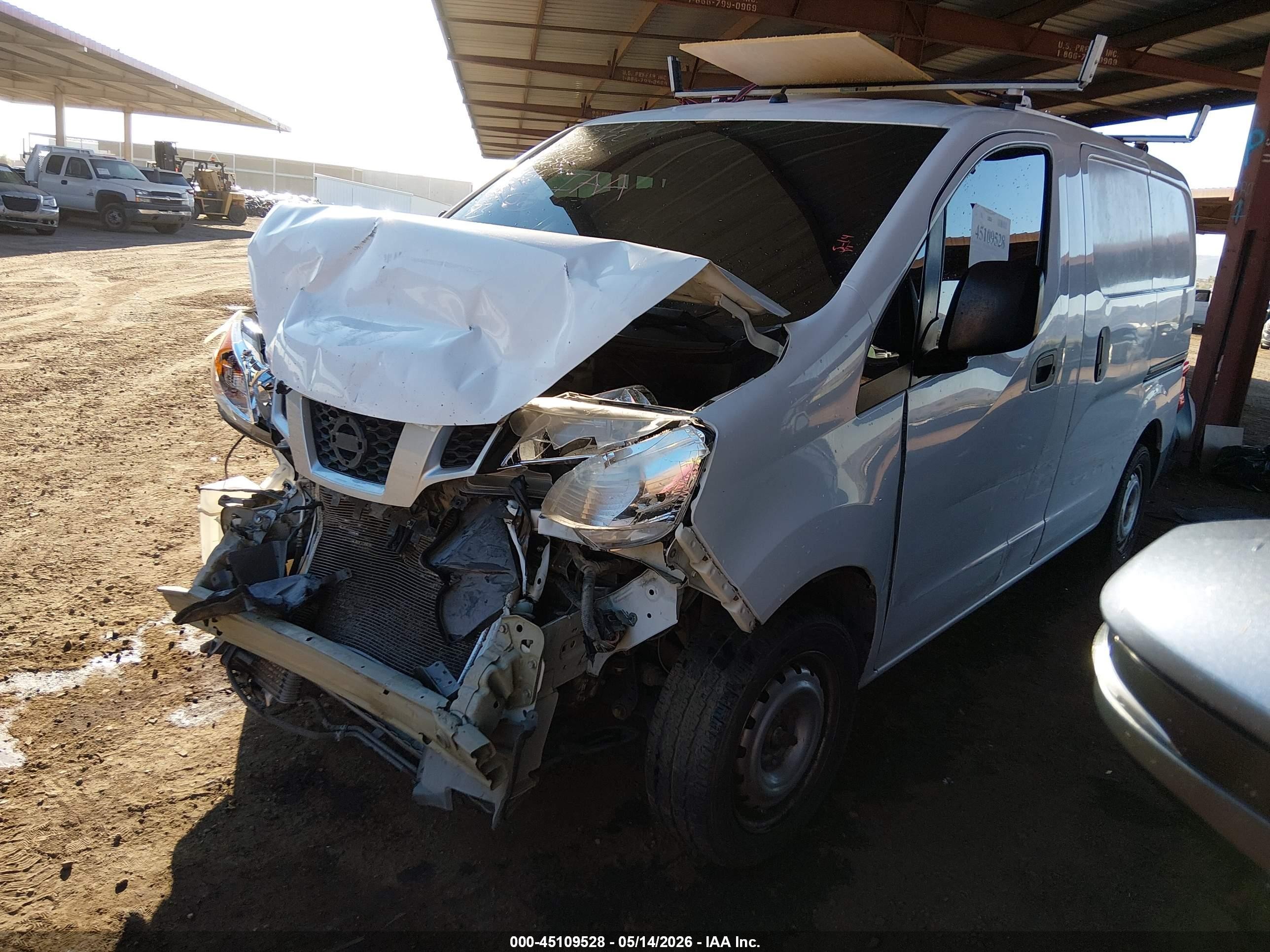 2015 Nissan Nv200 S White vin: 3N6CM0KN7FK707153