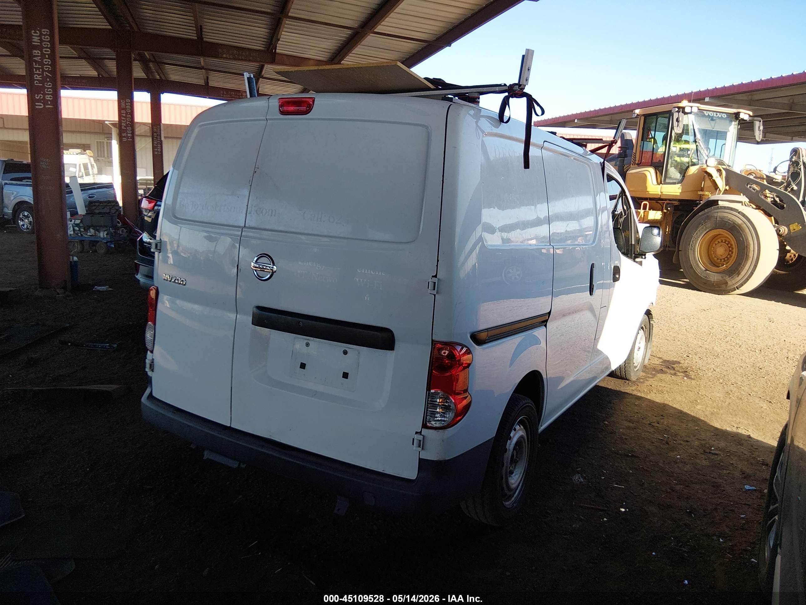 2015 Nissan Nv200 S White vin: 3N6CM0KN7FK707153