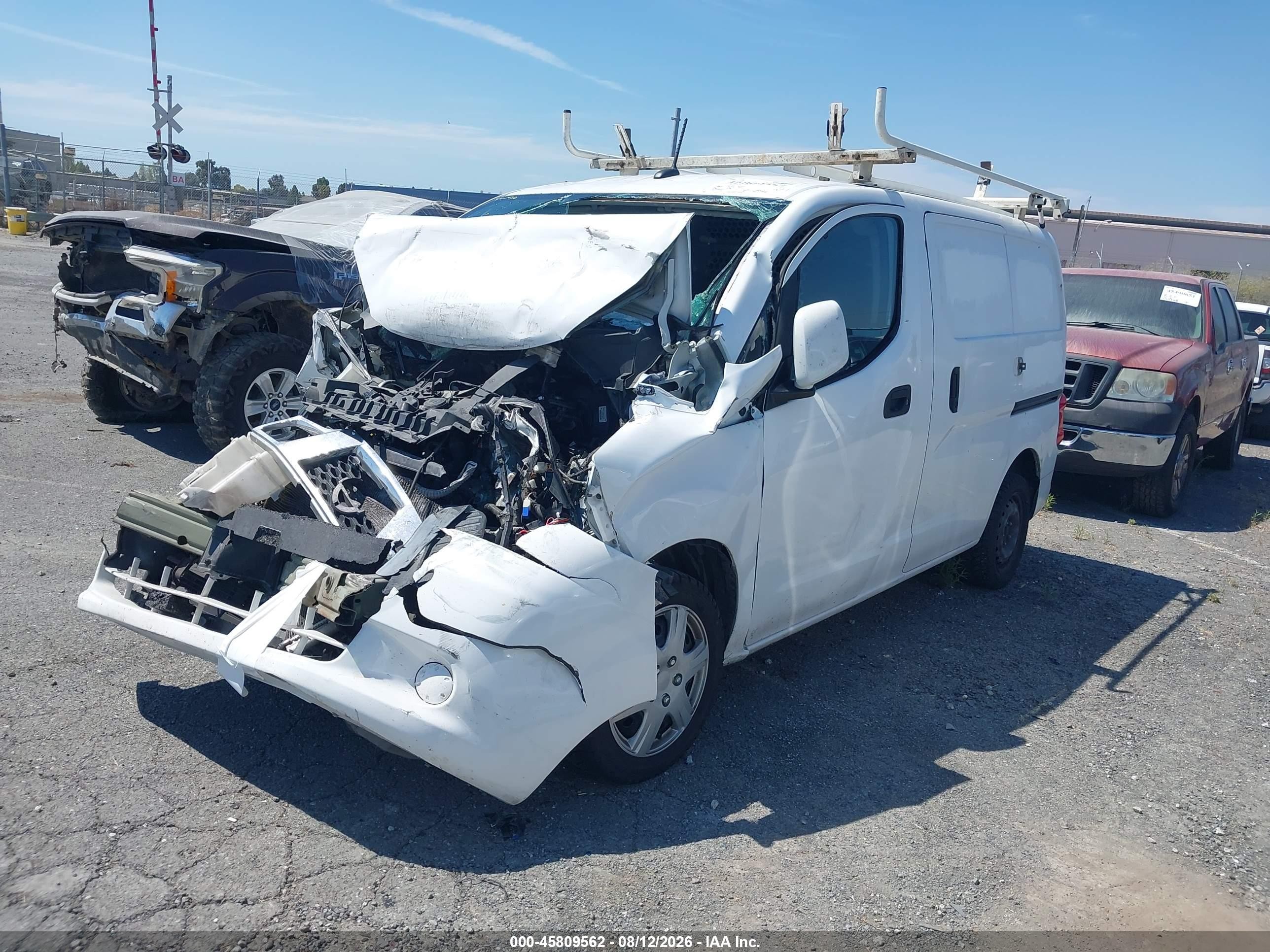 2015 Nissan Nv200 Sv Белый vin: 3N6CM0KN7FK715091