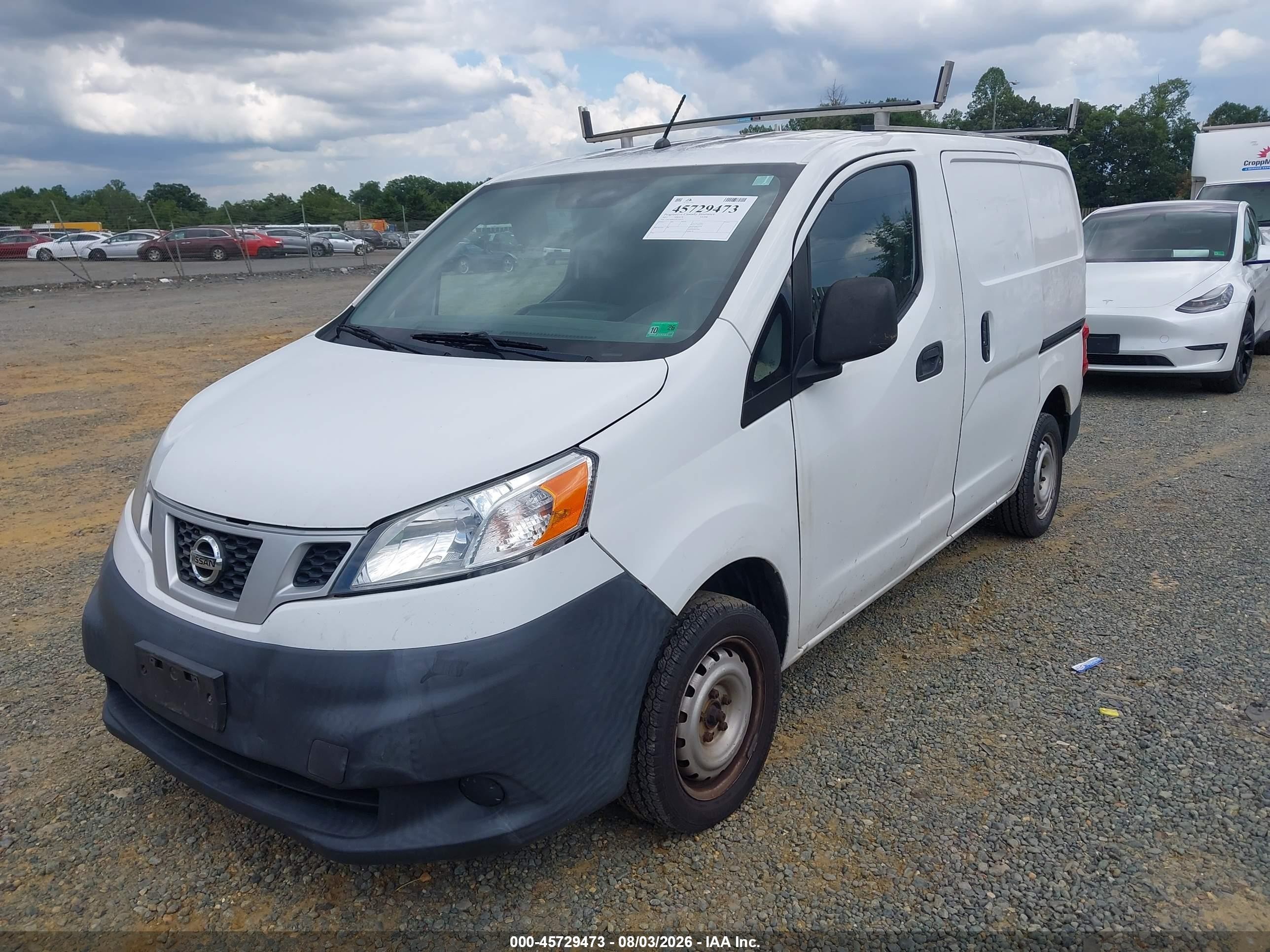 2015 Nissan Nv200 S Белый vin: 3N6CM0KN7FK719237