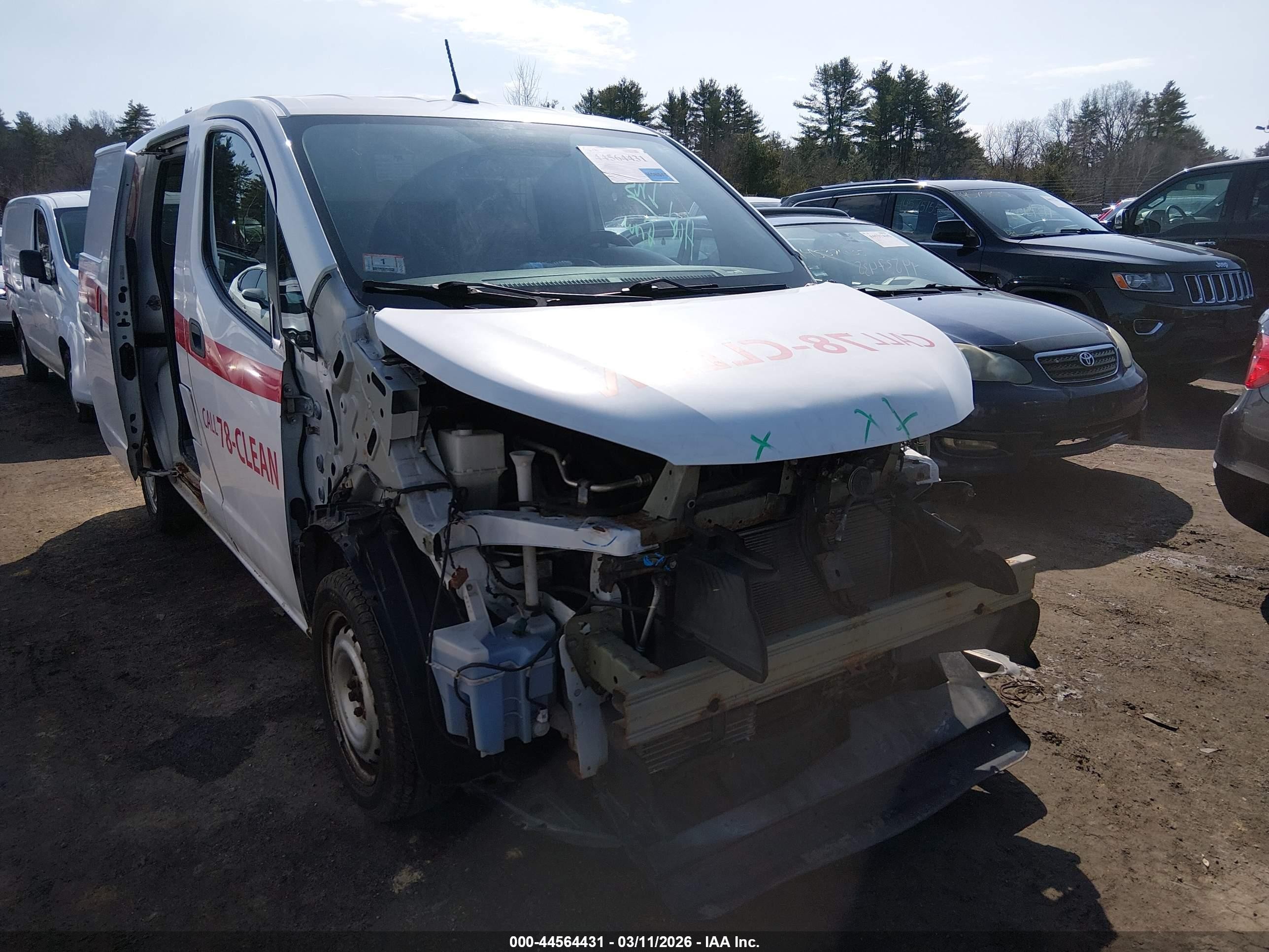 2015 Nissan Nv200 Sv White vin: 3N6CM0KN9FK697967