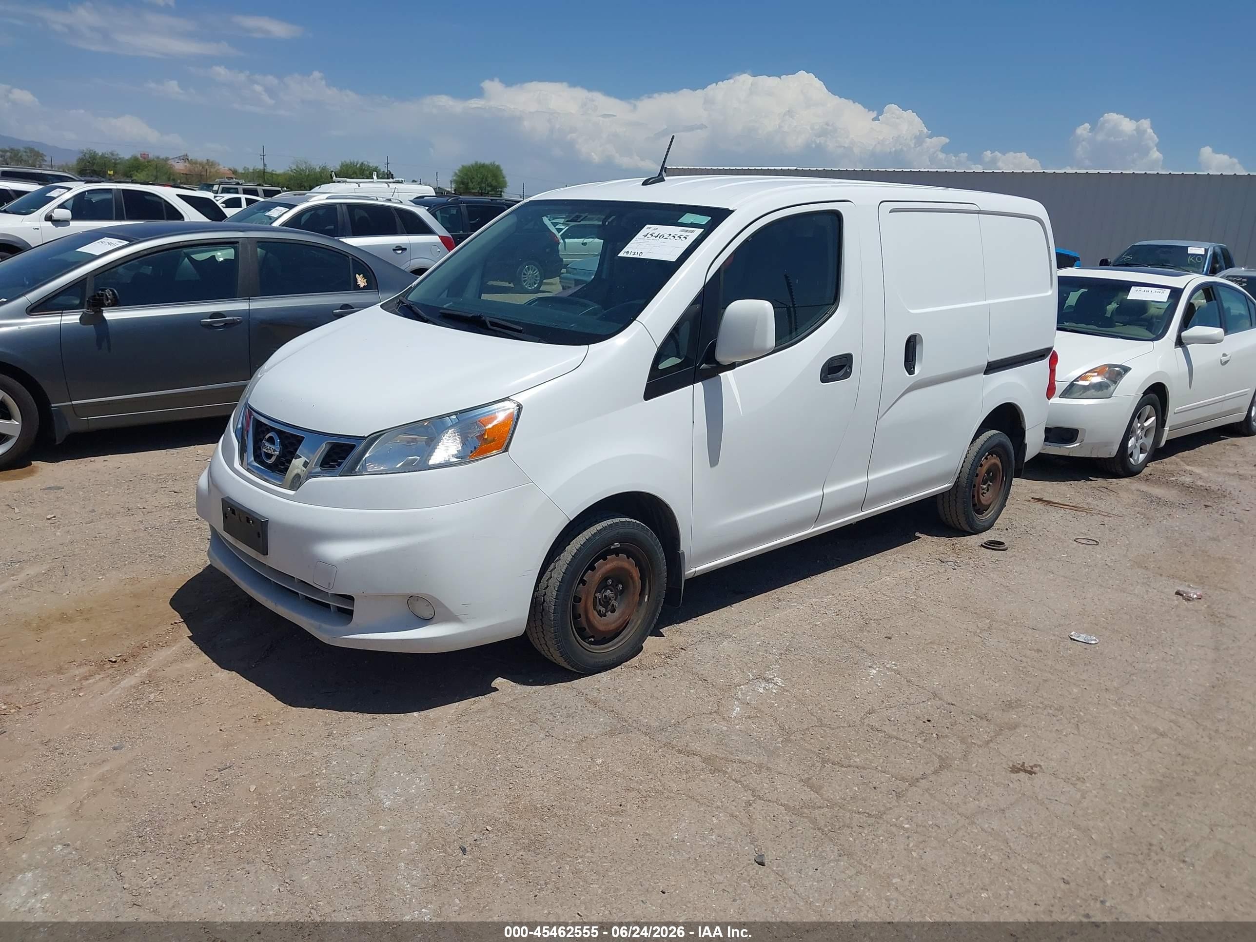 2015 Nissan Nv200 Sv White vin: 3N6CM0KN9FK706943