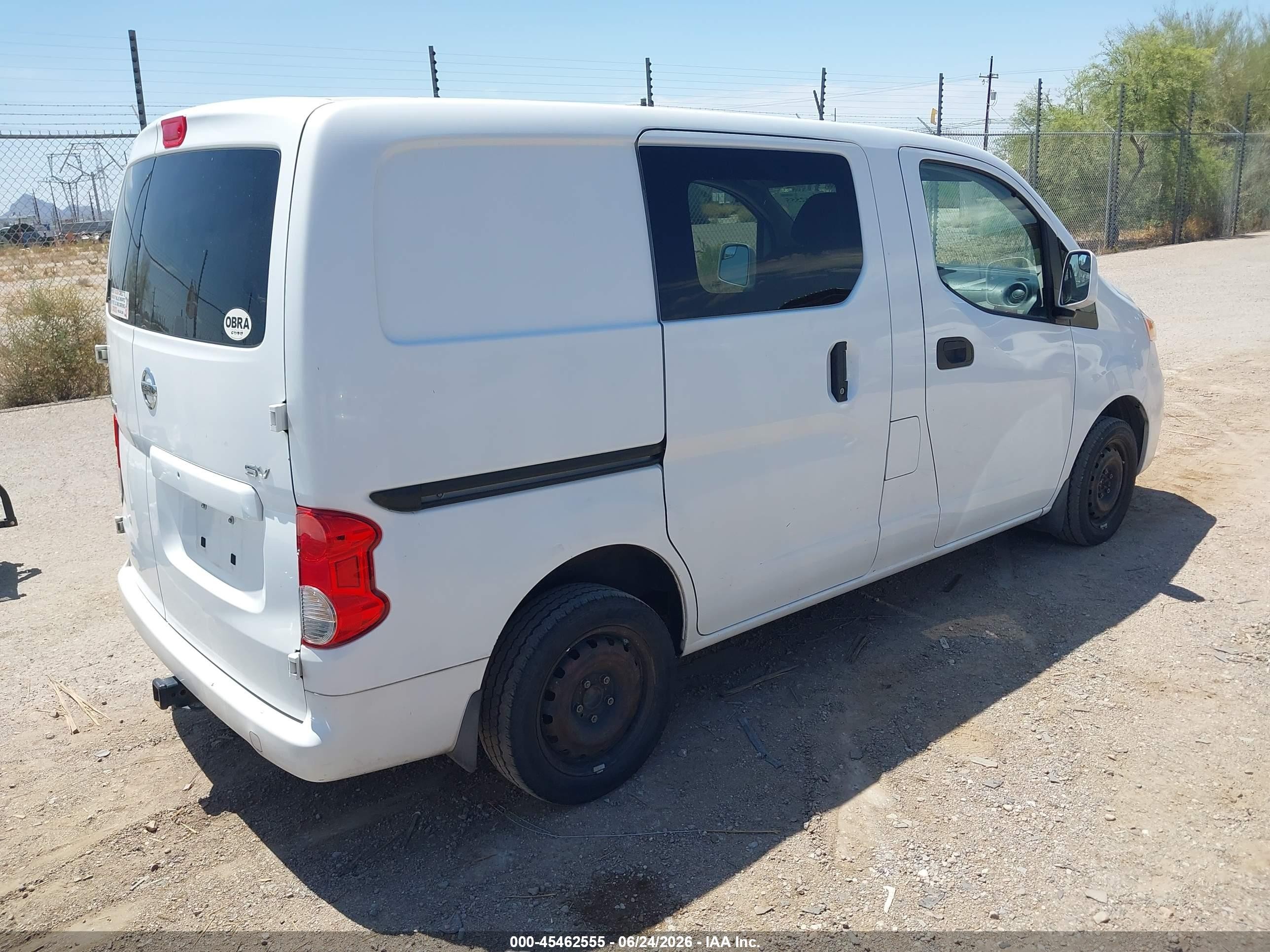 2015 Nissan Nv200 Sv White vin: 3N6CM0KN9FK706943