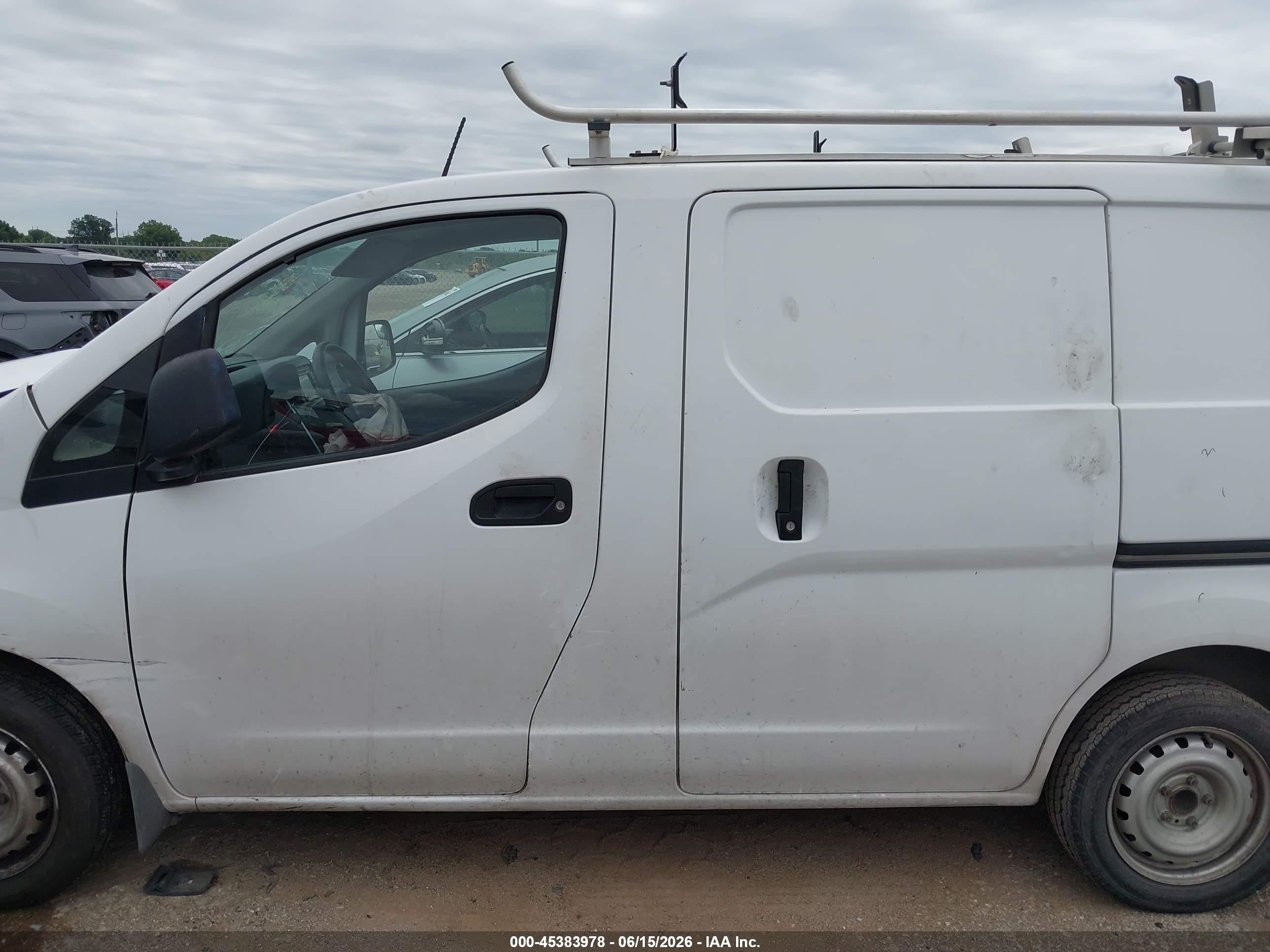 2015 Nissan Nv200 S/sv White vin: 3N6CM0KN9FK719952