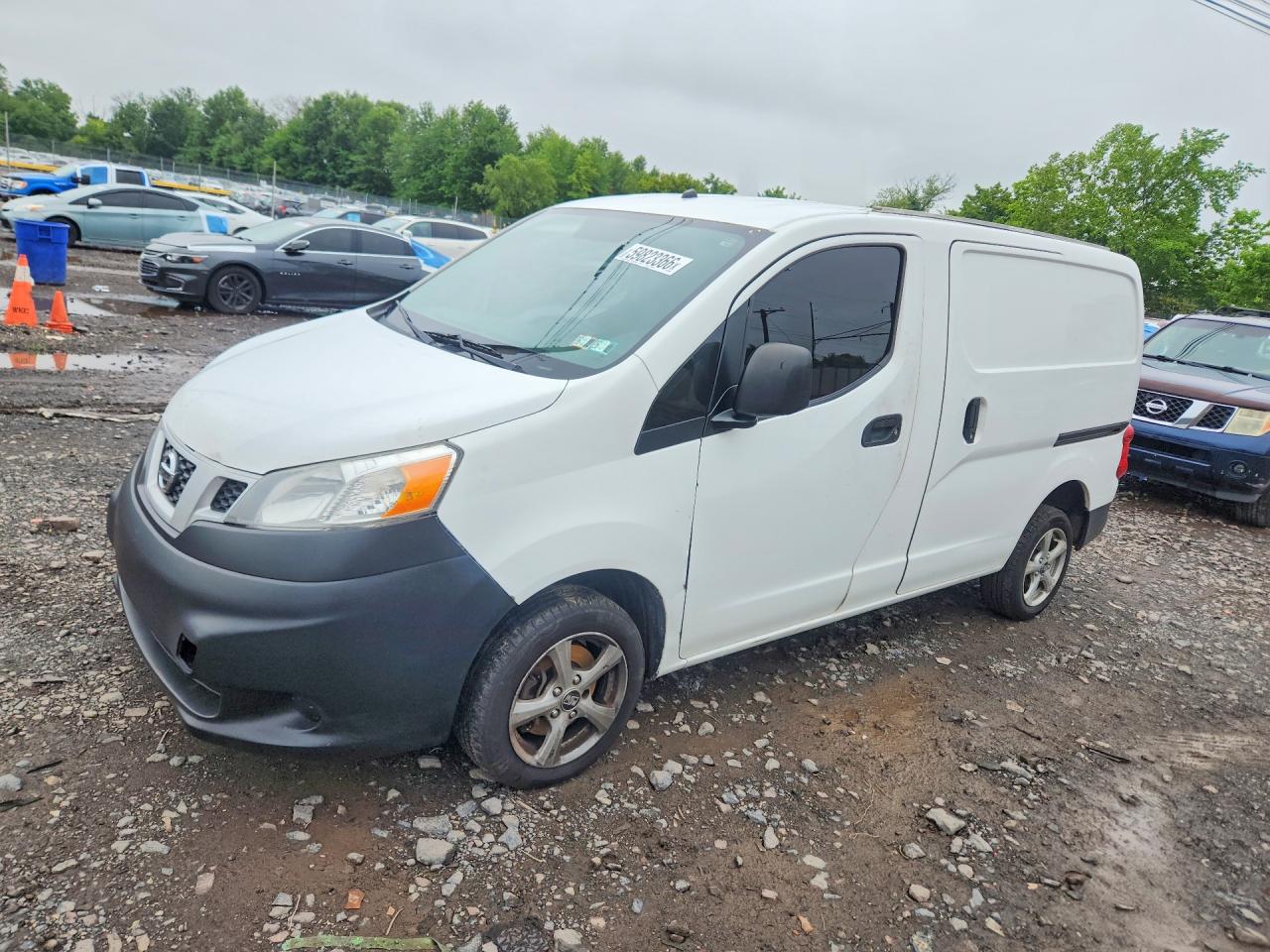 2014 Nissan Nv200 Sv White vin: 3N6CM0KNXEK693070