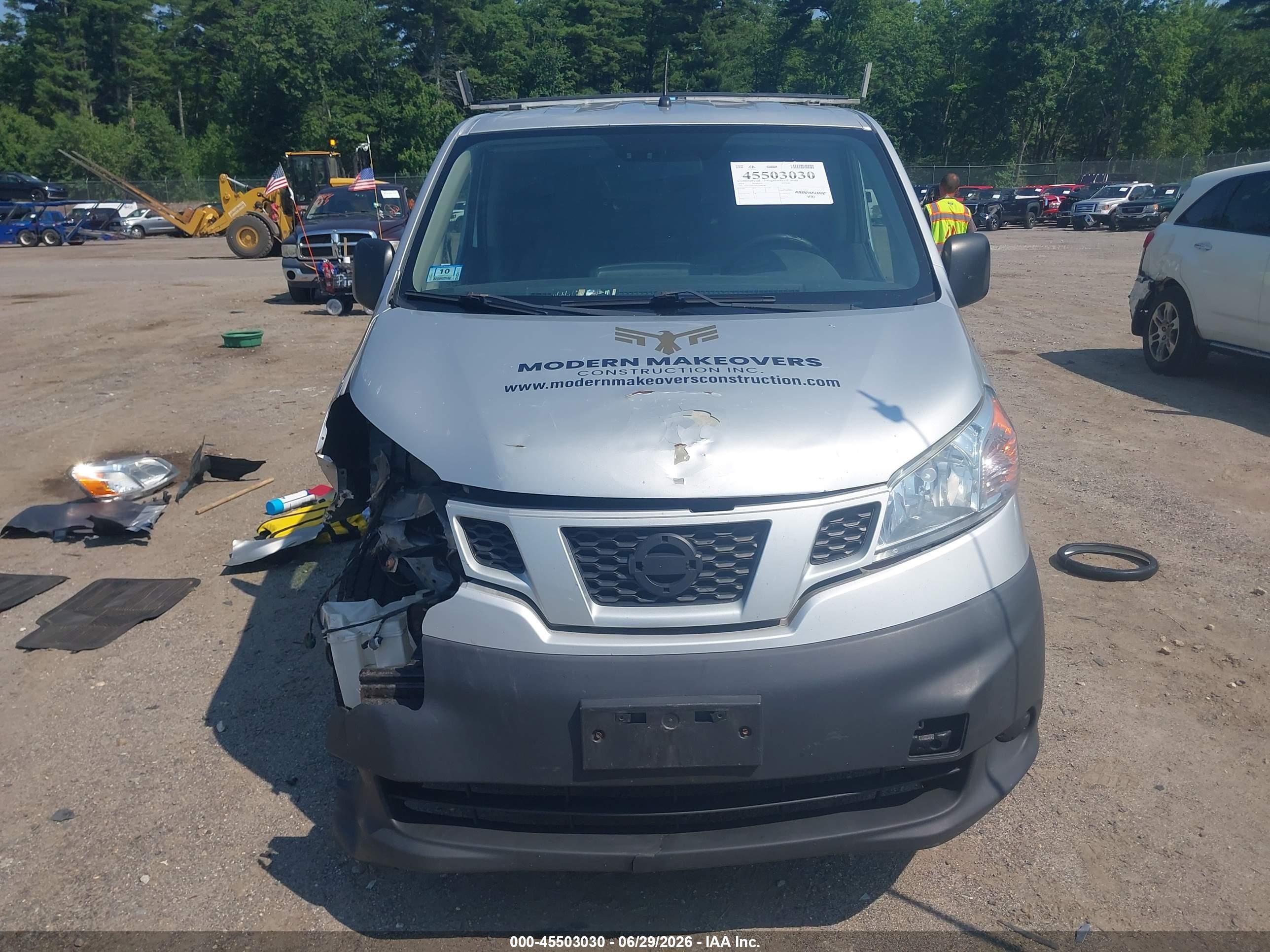 2014 Nissan Nv200 S Silver vin: 3N6CM0KNXEK699340