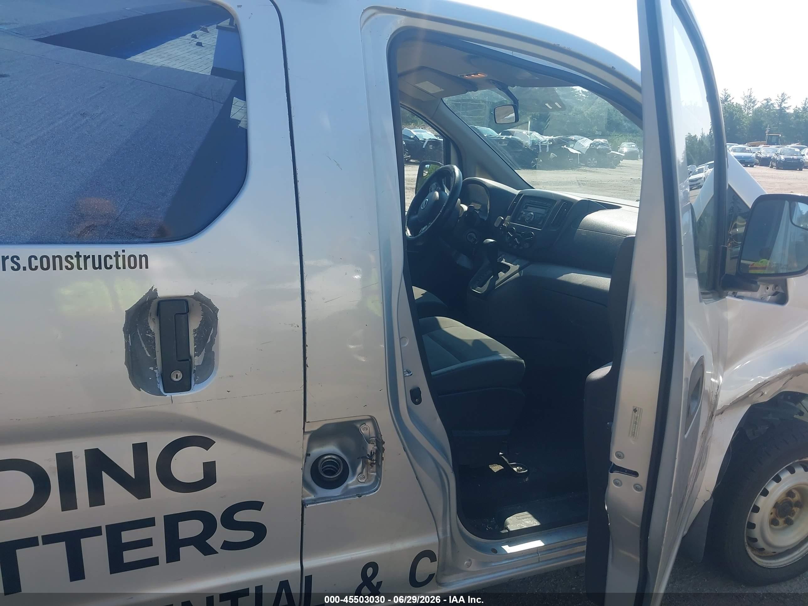 2014 Nissan Nv200 S Silver vin: 3N6CM0KNXEK699340