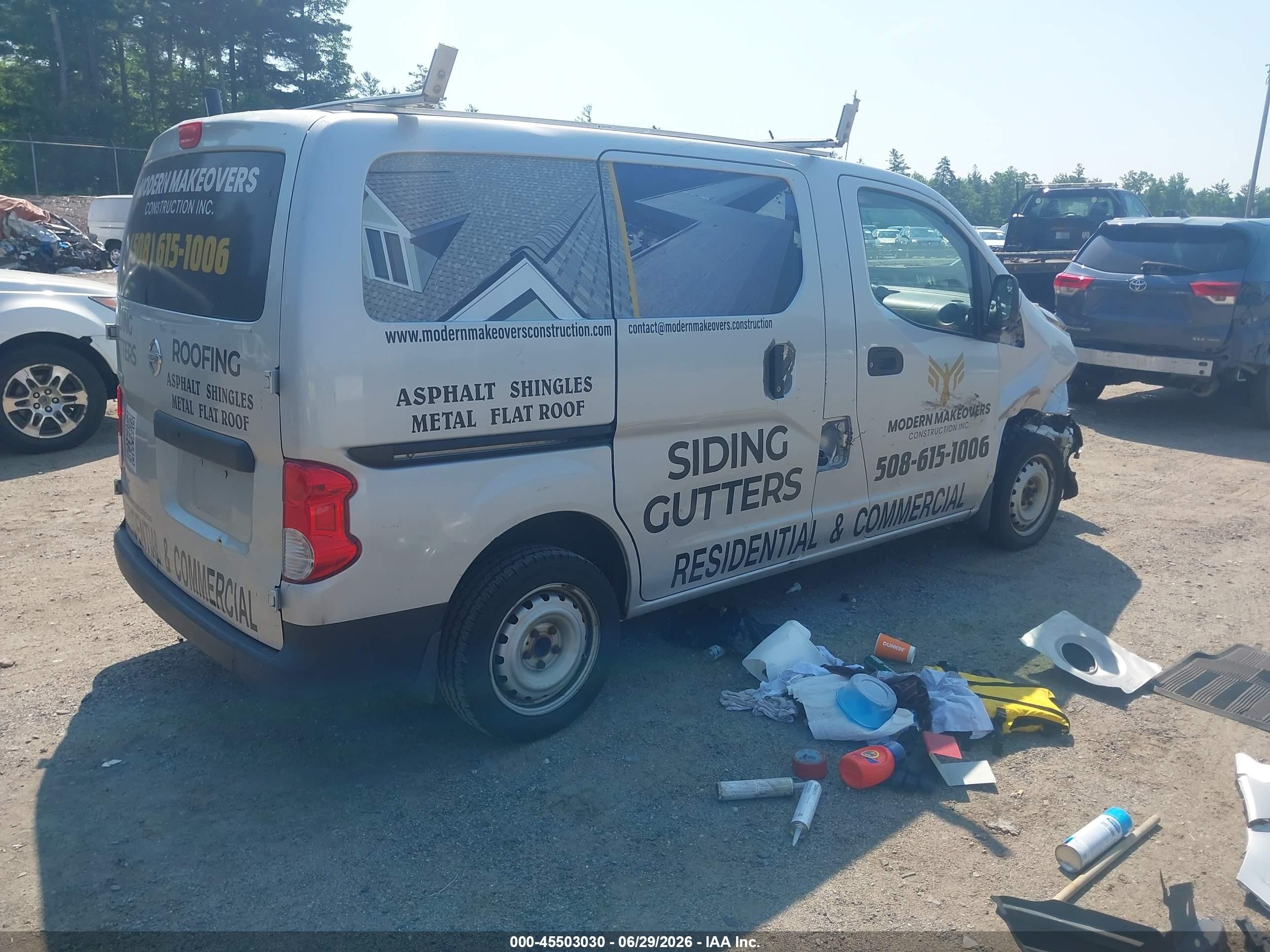 2014 Nissan Nv200 S Silver vin: 3N6CM0KNXEK699340