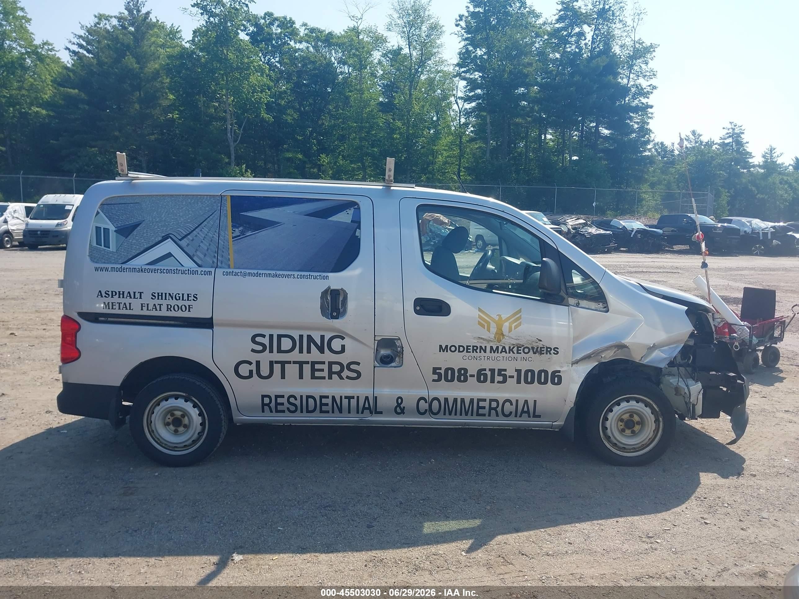 2014 Nissan Nv200 S Silver vin: 3N6CM0KNXEK699340