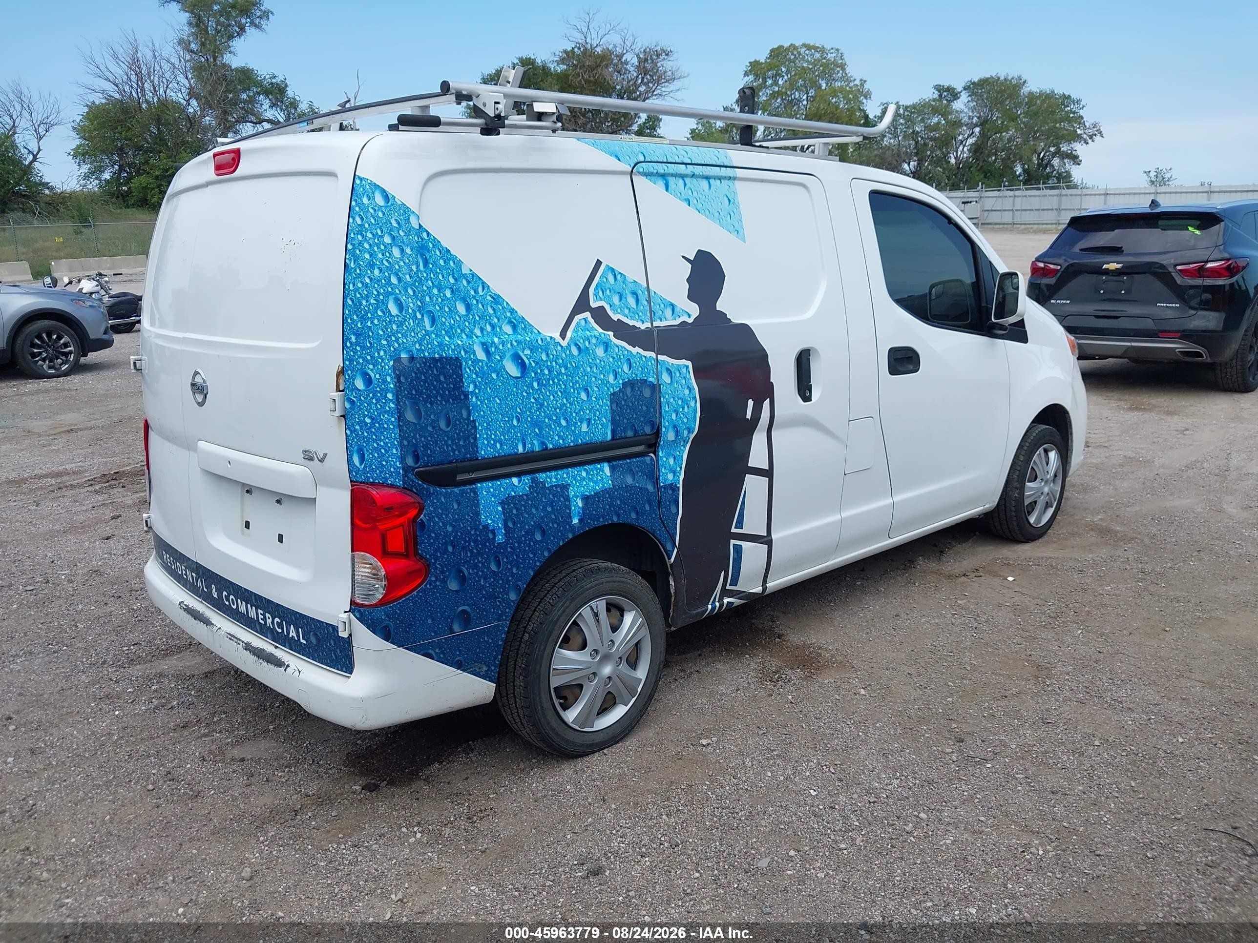 2014 Nissan Nv200 Sv White vin: 3N6CM0KNXEK700003