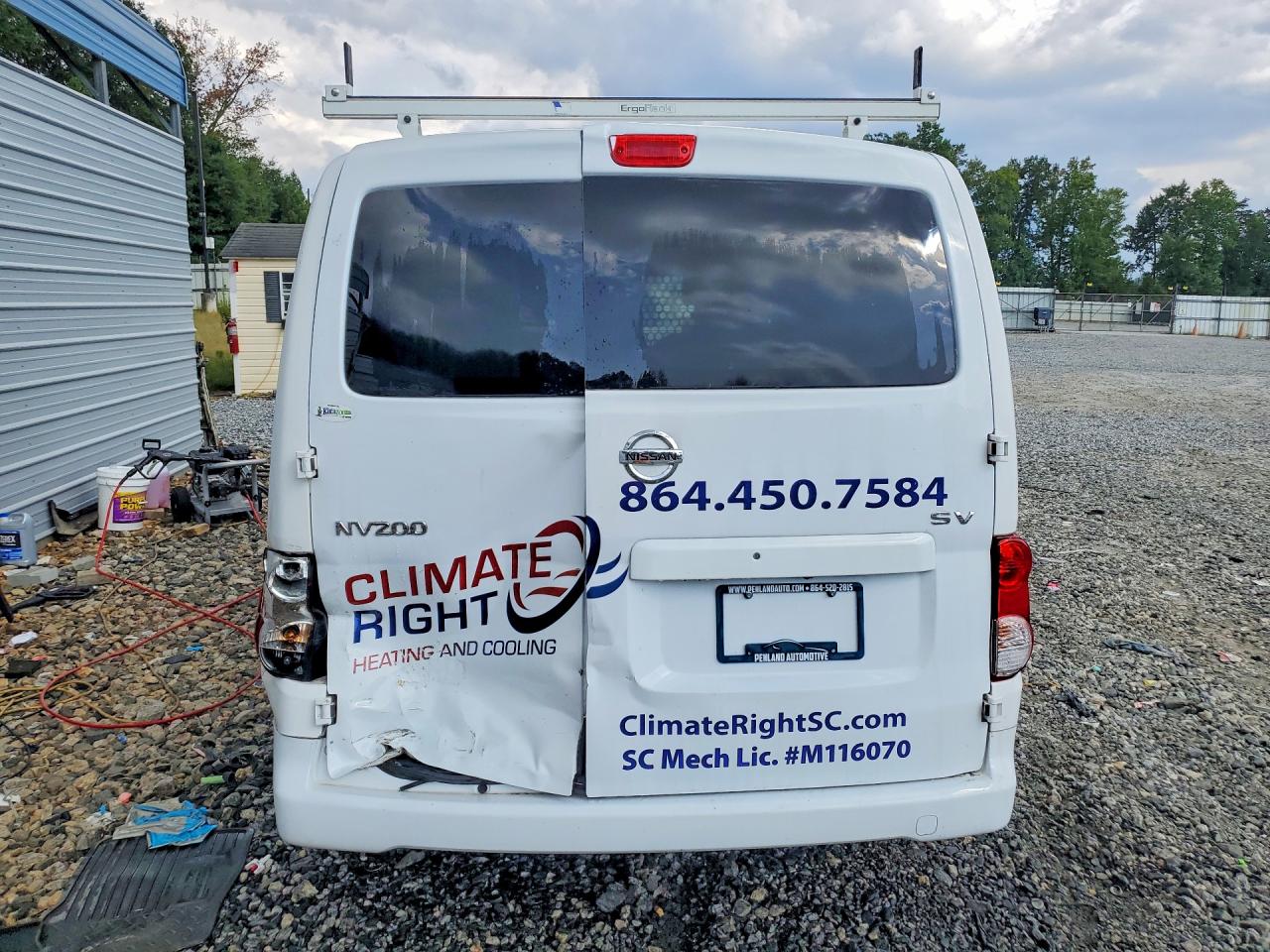 2016 Nissan Nv200 Sv White vin: 3N6CM0KNXGK701493