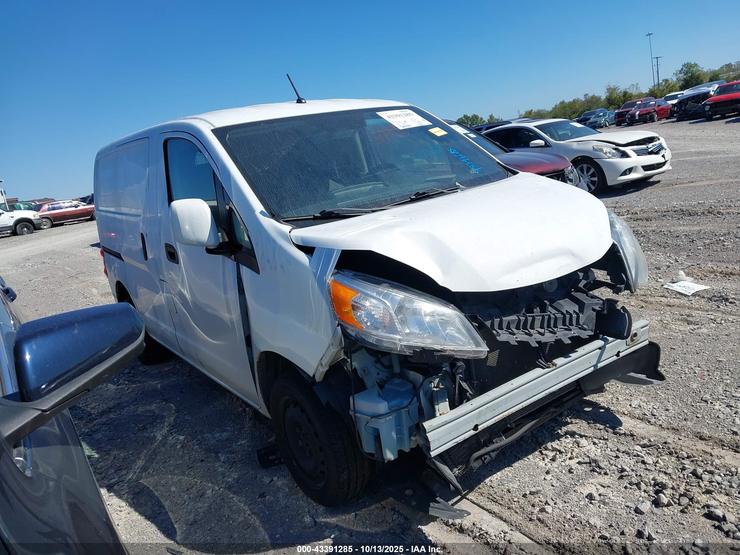 2018 Nissan Nv200 Sv White vin: 3N6CM0KNXJK696030