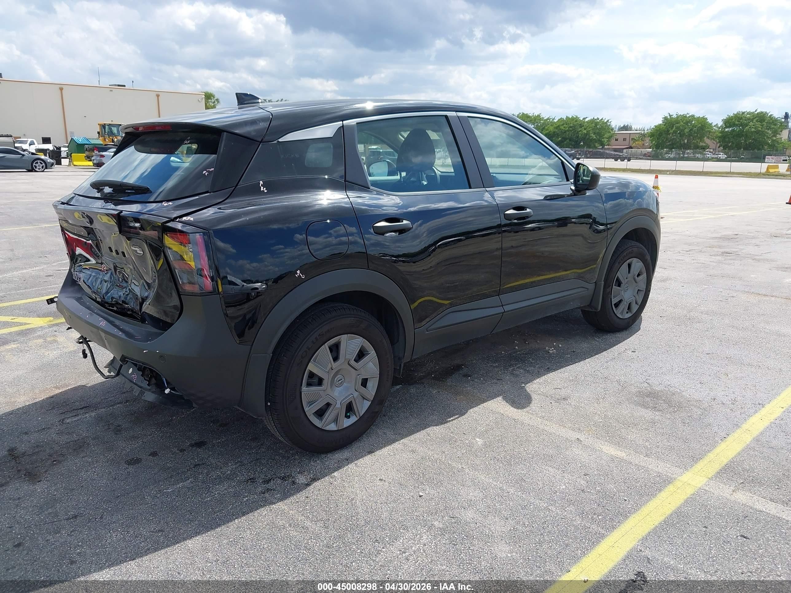 2025 Nissan Kicks S Fwd Black vin: 3N8AP6BA5SL395778