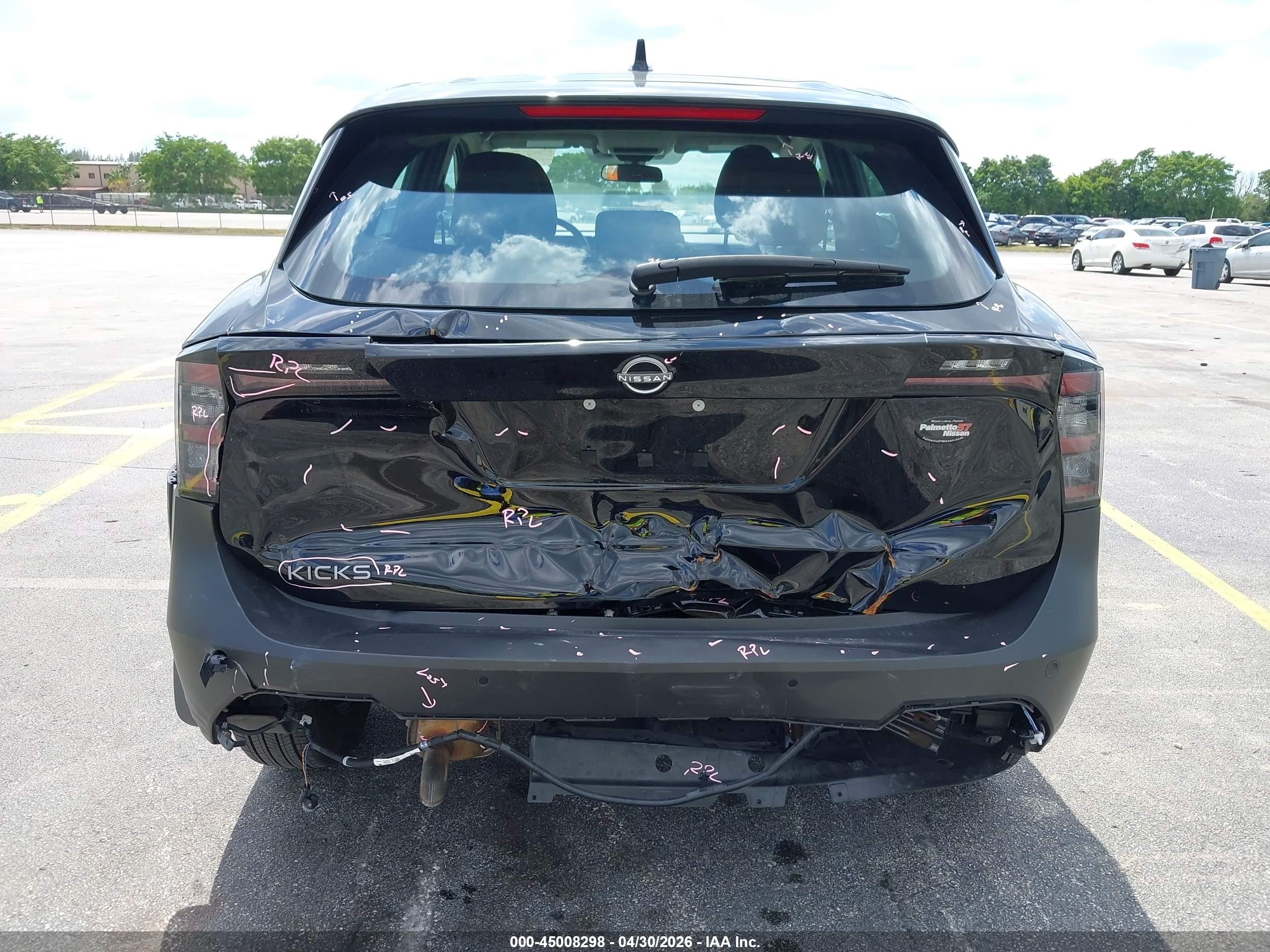 2025 Nissan Kicks S Fwd Black vin: 3N8AP6BA5SL395778