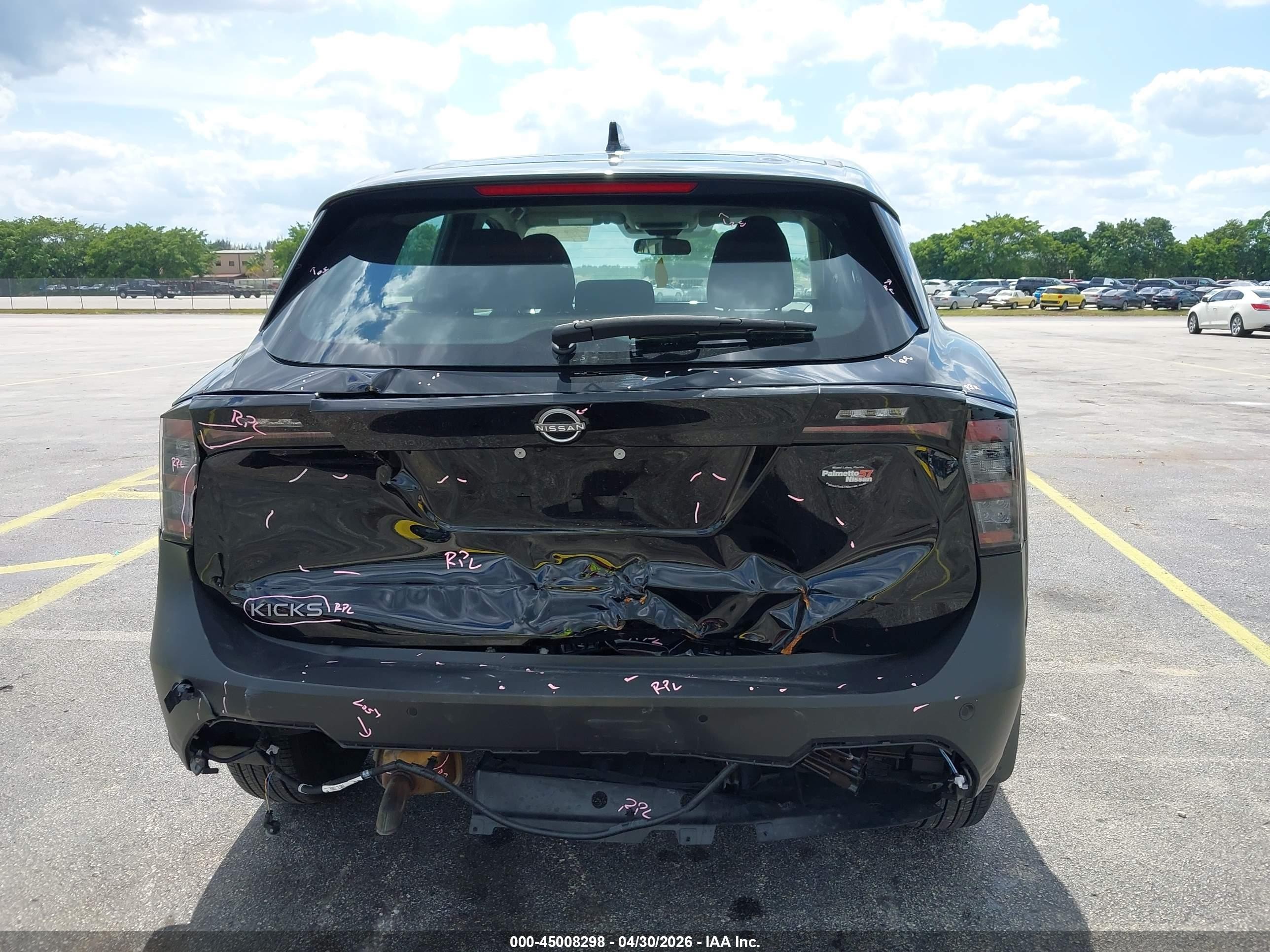 2025 Nissan Kicks S Fwd Black vin: 3N8AP6BA5SL395778