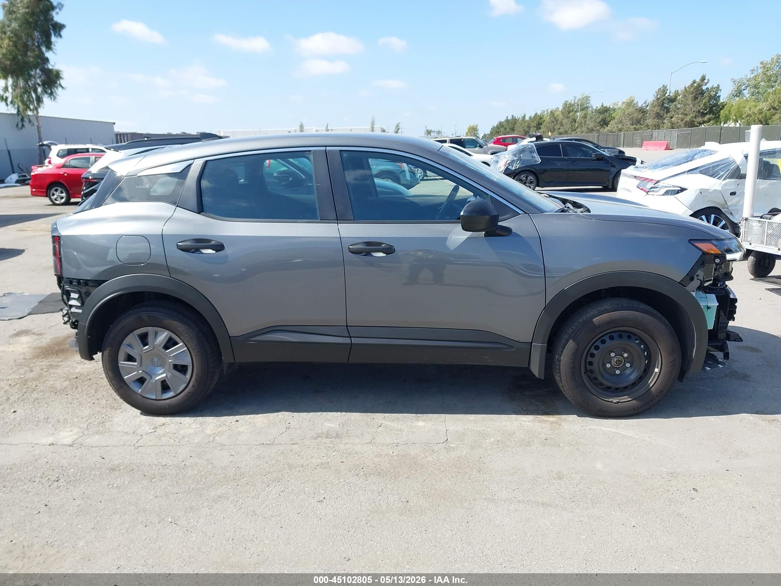 2026 Nissan Kicks S Gray vin: 3N8AP6BE1TL351331