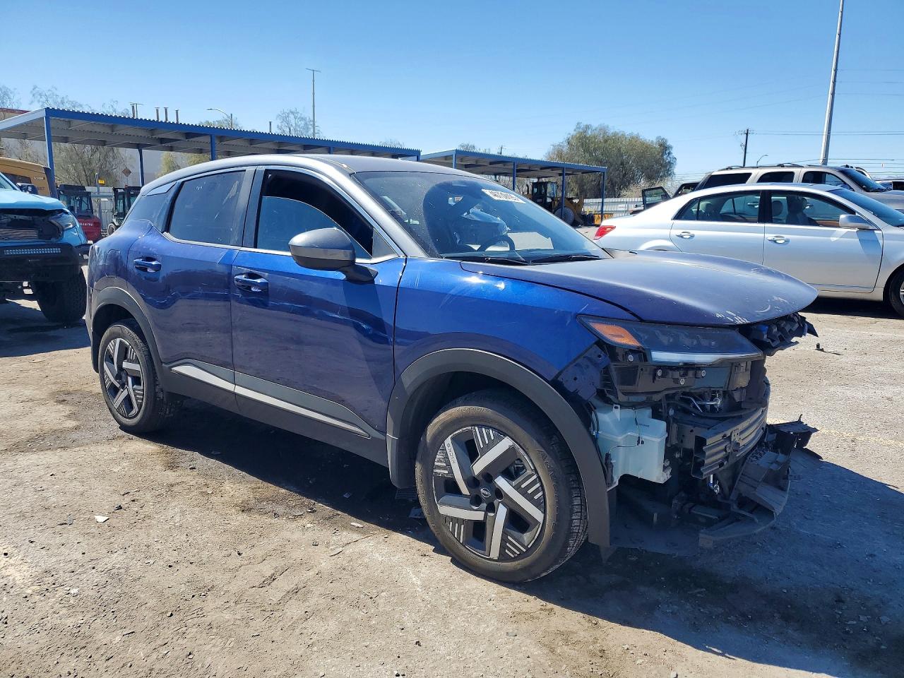 2025 Nissan Kicks Sv Синий vin: 3N8AP6CA9SL380389