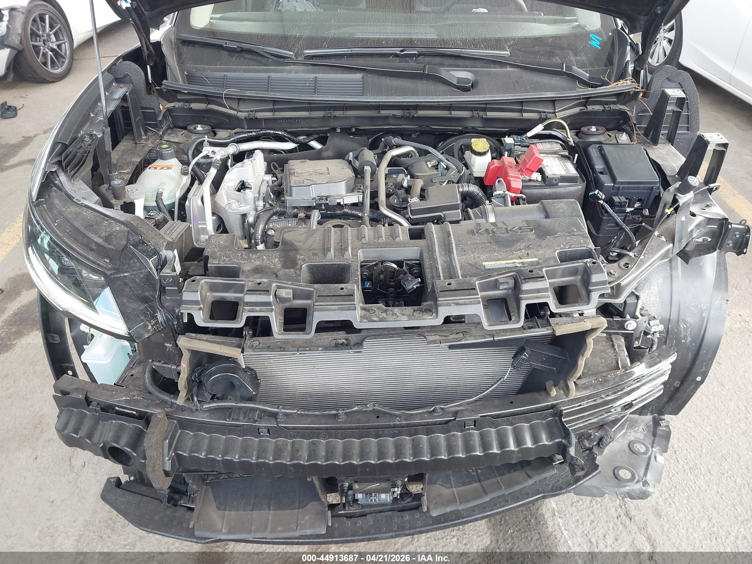 2025 Nissan Kicks Sv Fwd Серый vin: 3N8AP6CA9SL417327