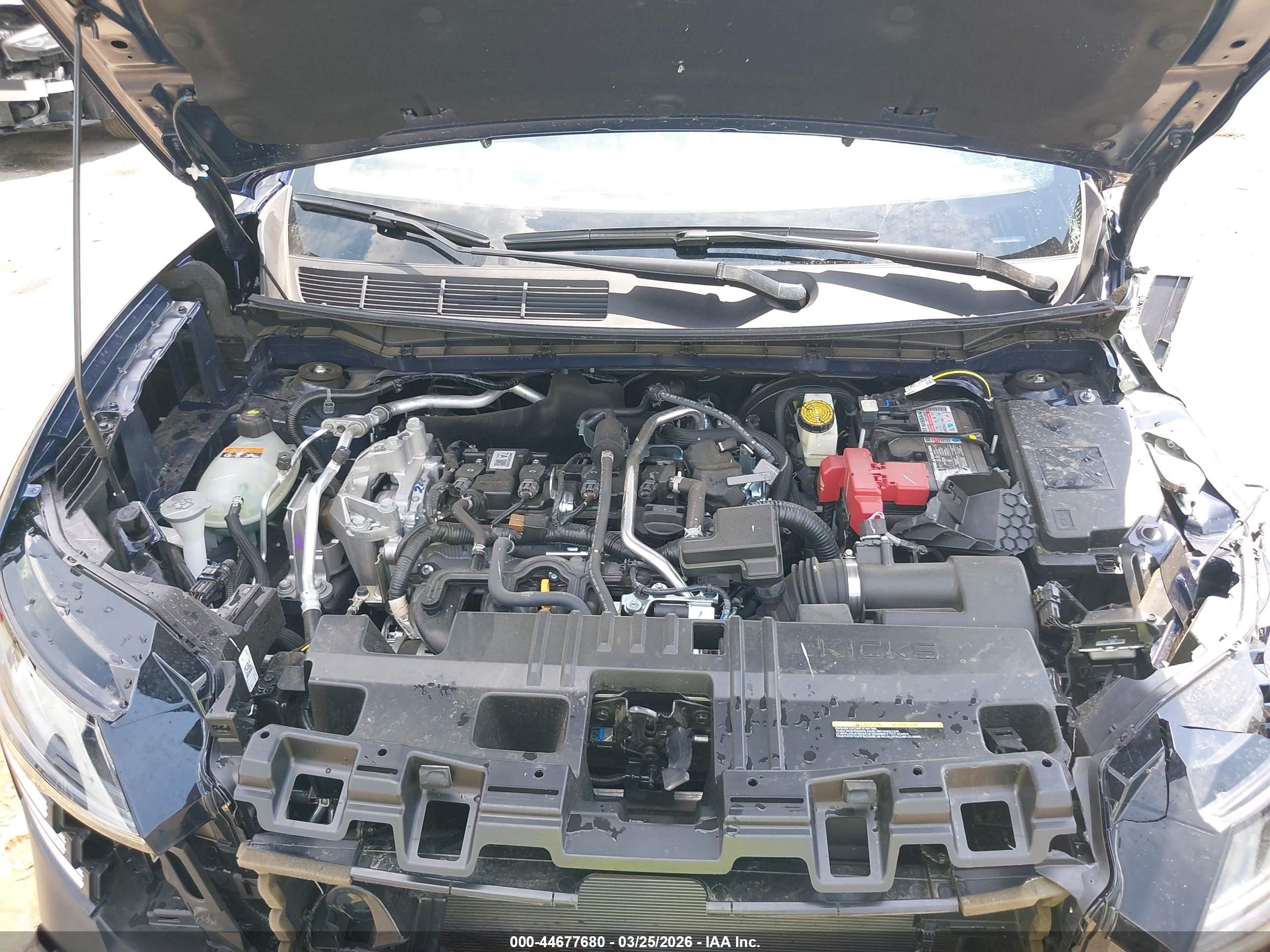 2025 Nissan Kicks Sv Fwd Синий vin: 3N8AP6CA9SL418414
