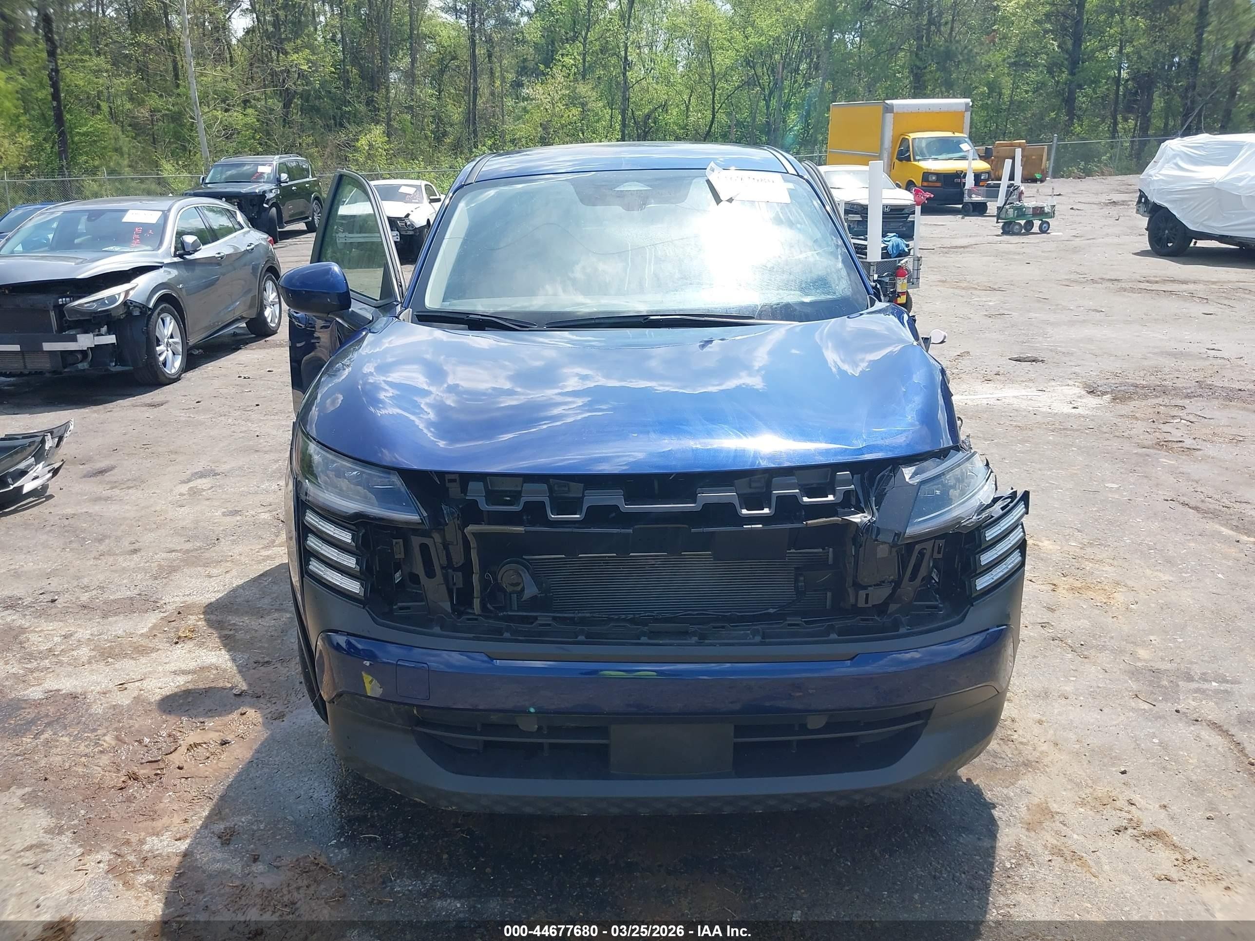 2025 Nissan Kicks Sv Fwd Синий vin: 3N8AP6CA9SL418414