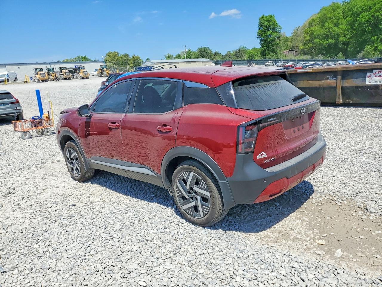 2025 Nissan Kicks Sv Red vin: 3N8AP6CAXSL411066