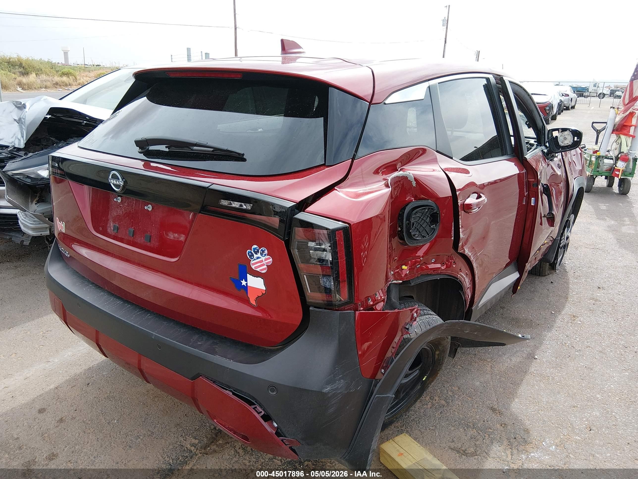 2025 Nissan Kicks Sv Fwd Красный vin: 3N8AP6CAXSL431608