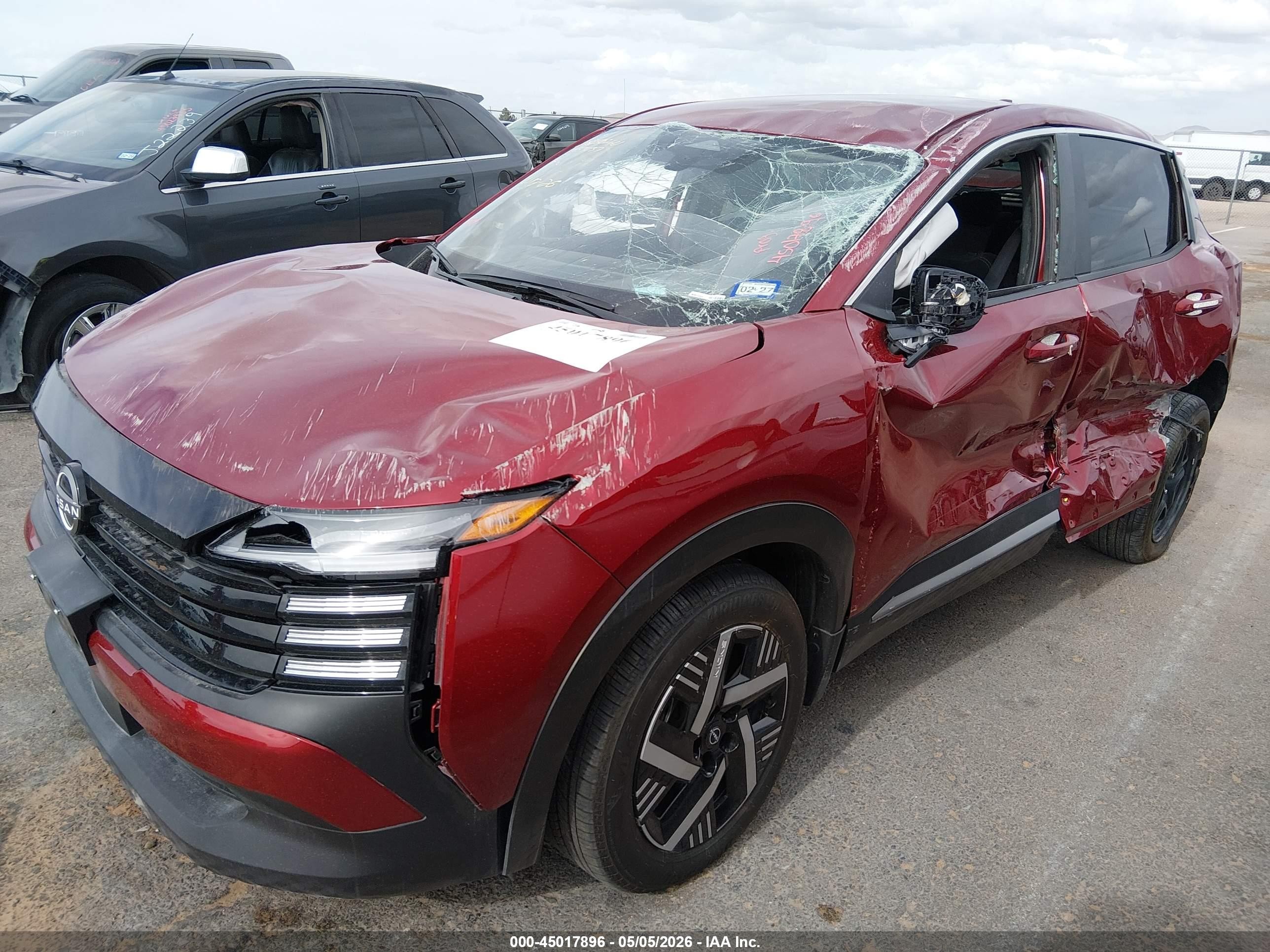 2025 Nissan Kicks Sv Fwd Красный vin: 3N8AP6CAXSL431608