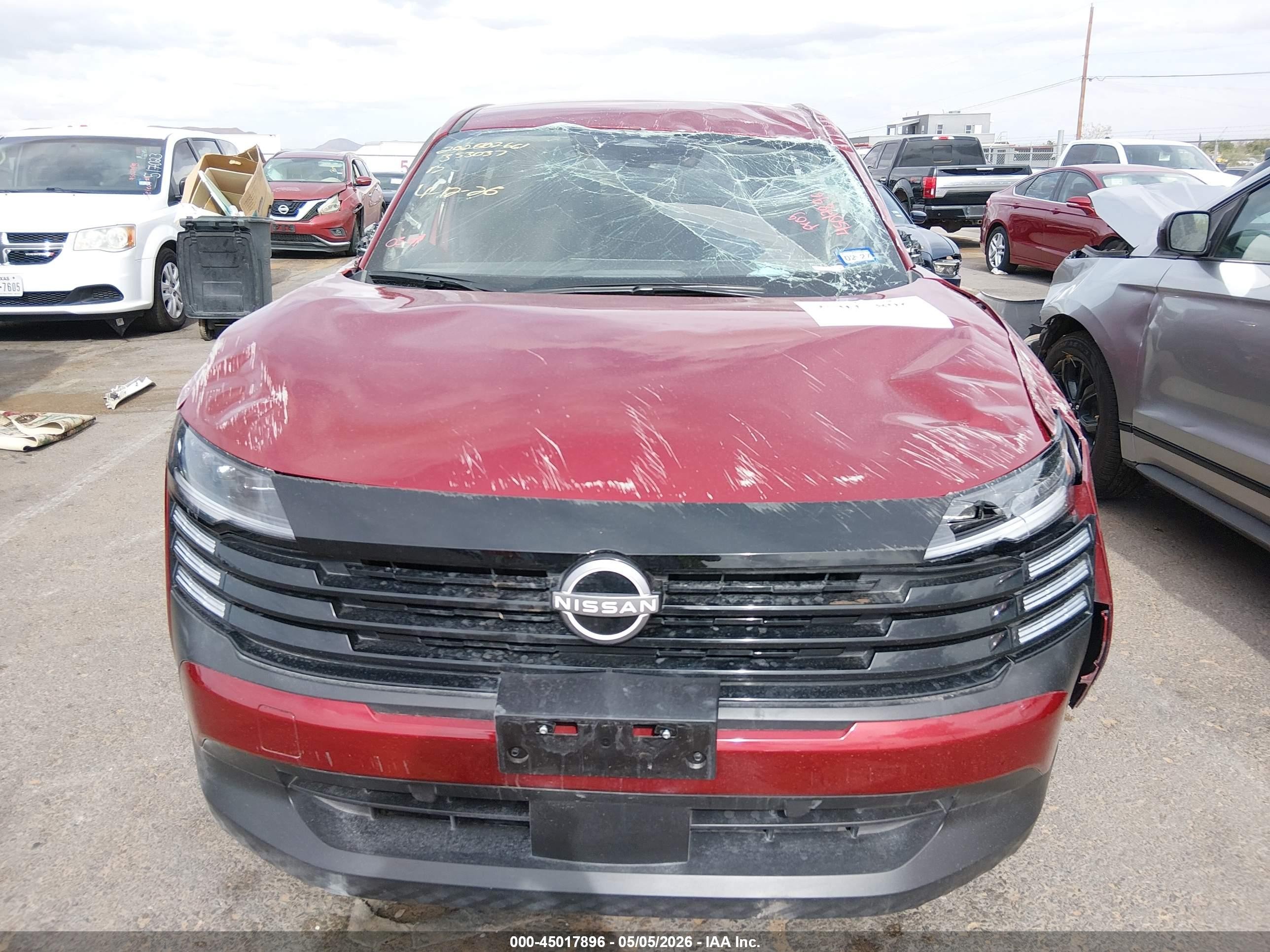 2025 Nissan Kicks Sv Fwd Красный vin: 3N8AP6CAXSL431608