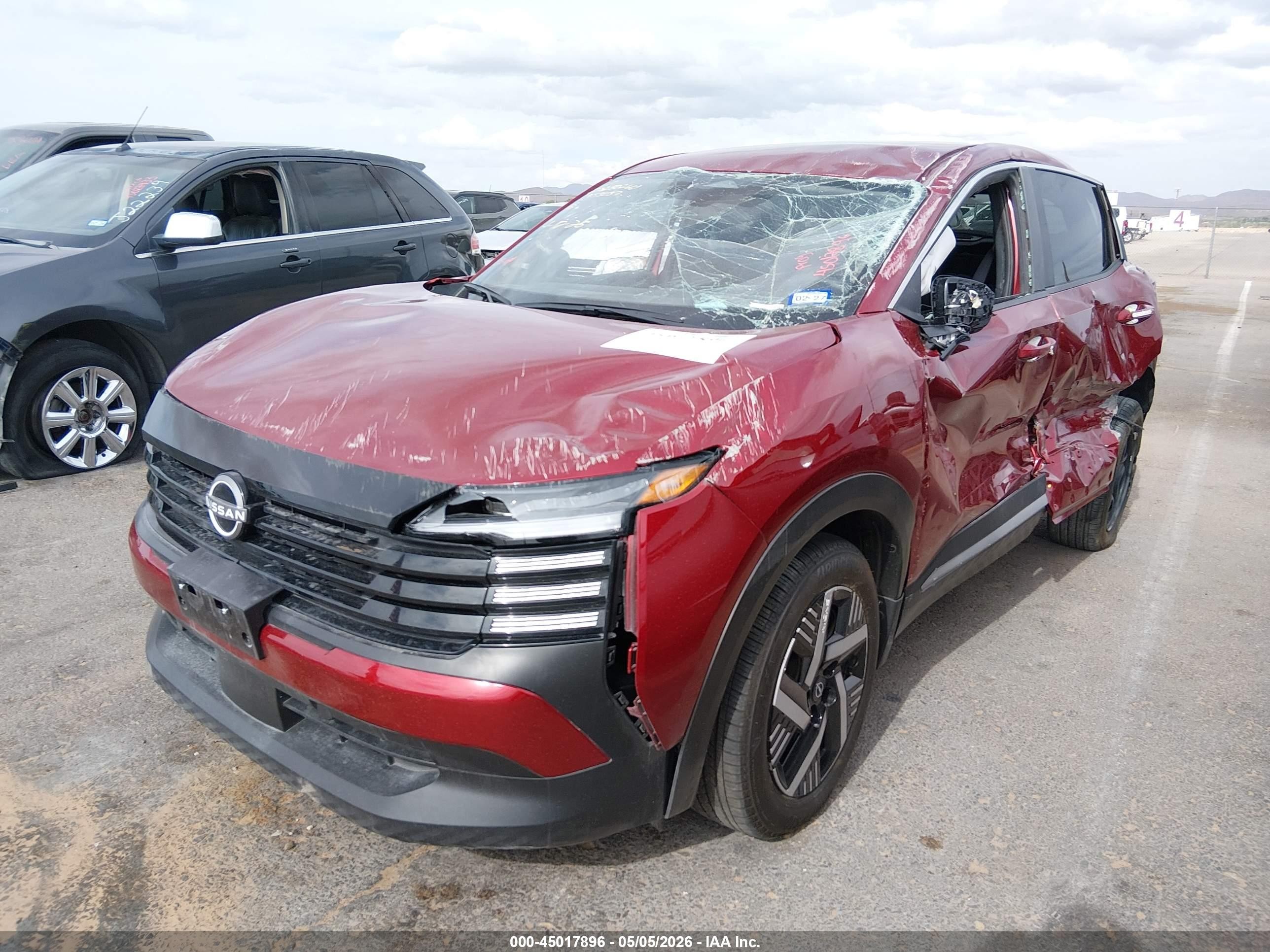 2025 Nissan Kicks Sv Fwd Красный vin: 3N8AP6CAXSL431608