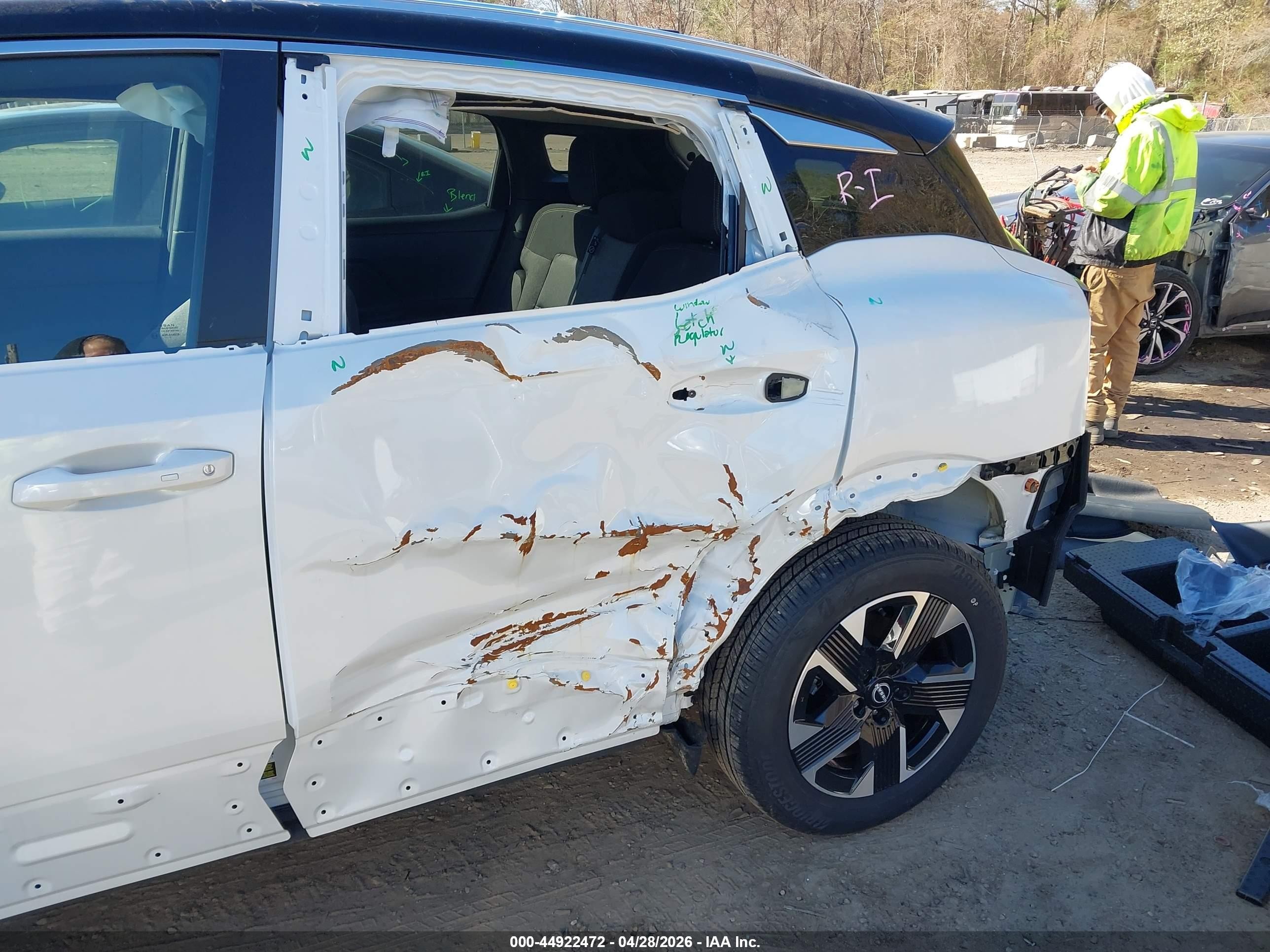 2025 Nissan Kicks Sv Intelligent Awd White vin: 3N8AP6CB0SL414759