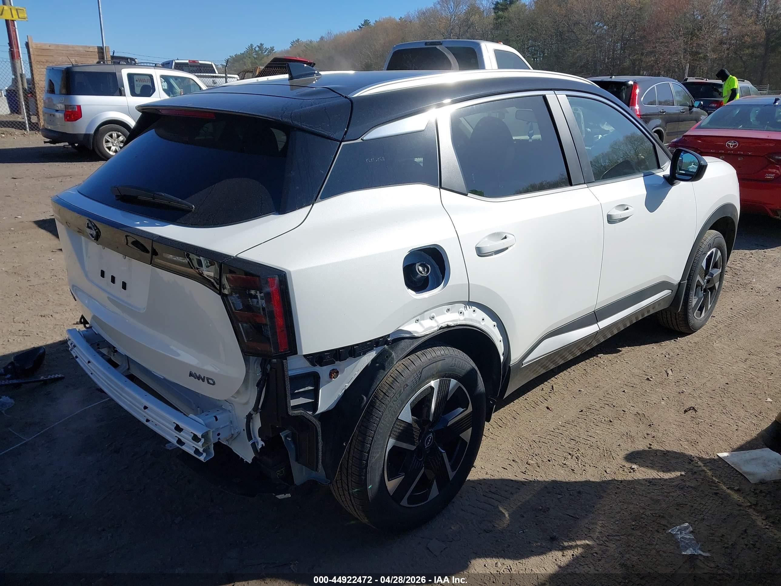 2025 Nissan Kicks Sv Intelligent Awd White vin: 3N8AP6CB0SL414759