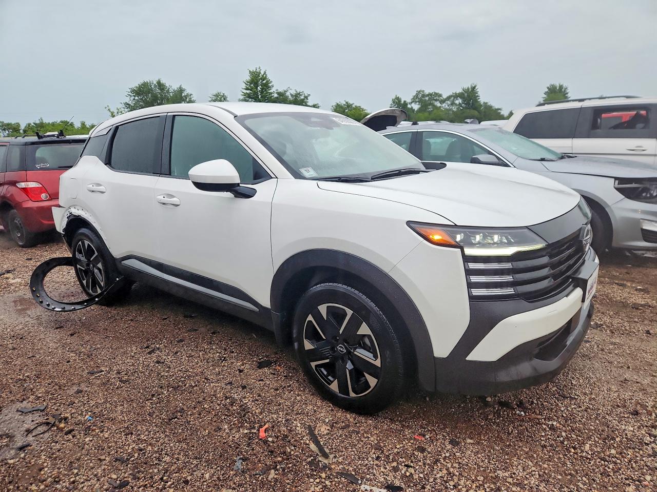 2025 Nissan Kicks Sv White vin: 3N8AP6CB2SL309625