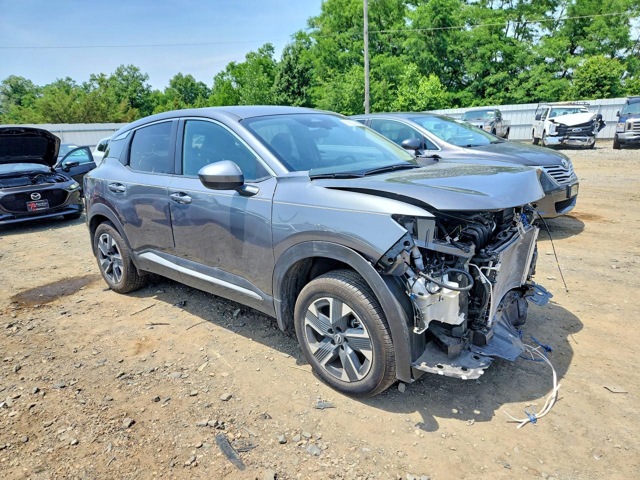2025 Nissan Kicks Sv Gray vin: 3N8AP6CB6SL403541