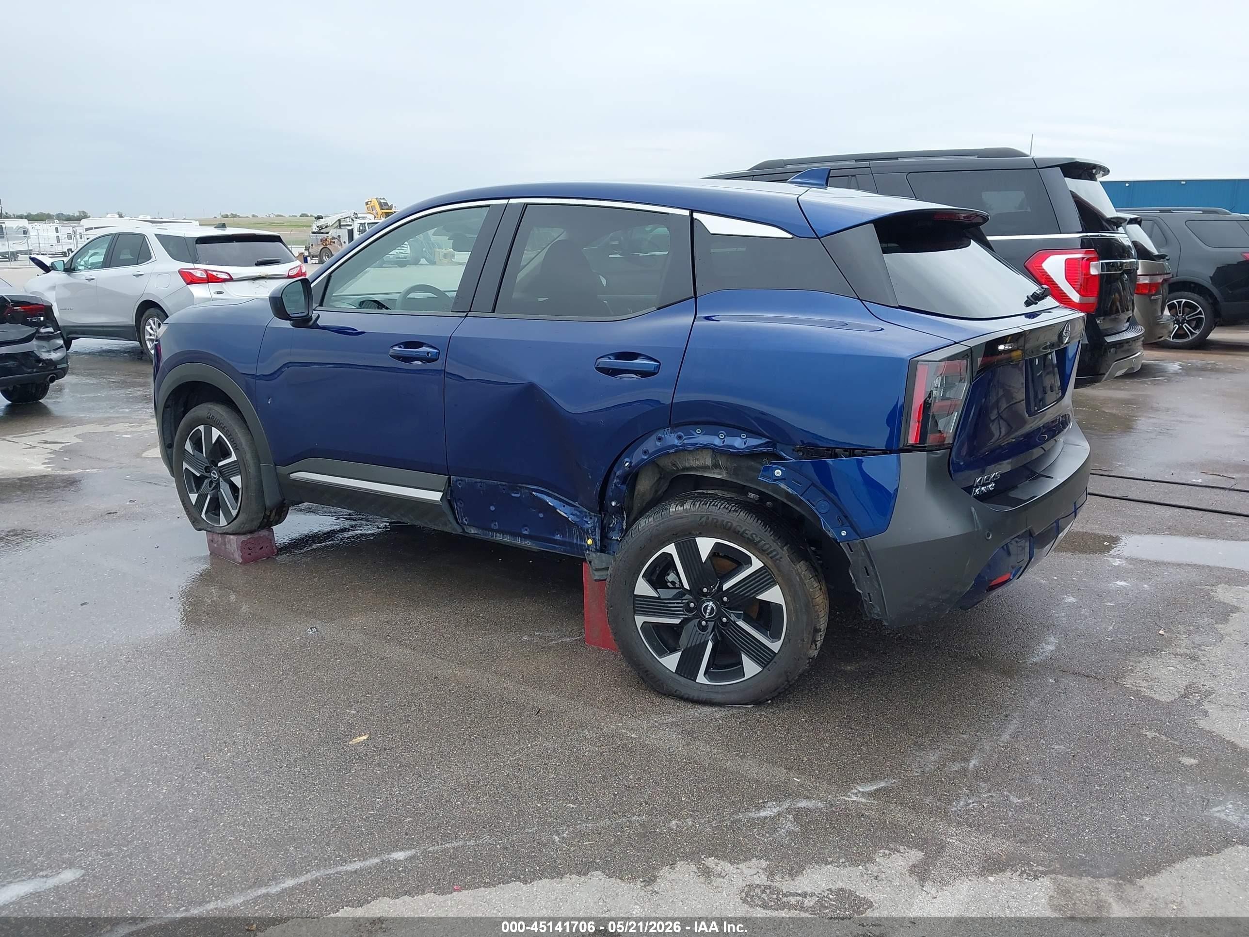 2025 Nissan Kicks Sv Intelligent Awd Blue vin: 3N8AP6CB6SL407377