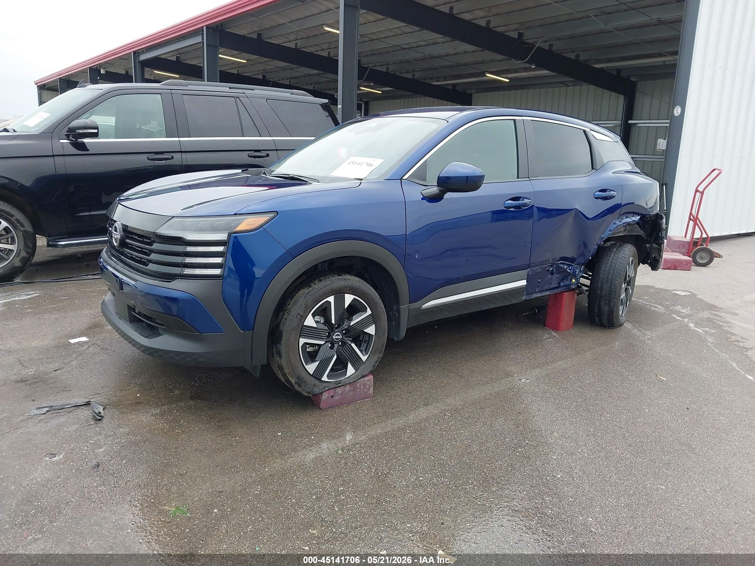 2025 Nissan Kicks Sv Intelligent Awd Blue vin: 3N8AP6CB6SL407377