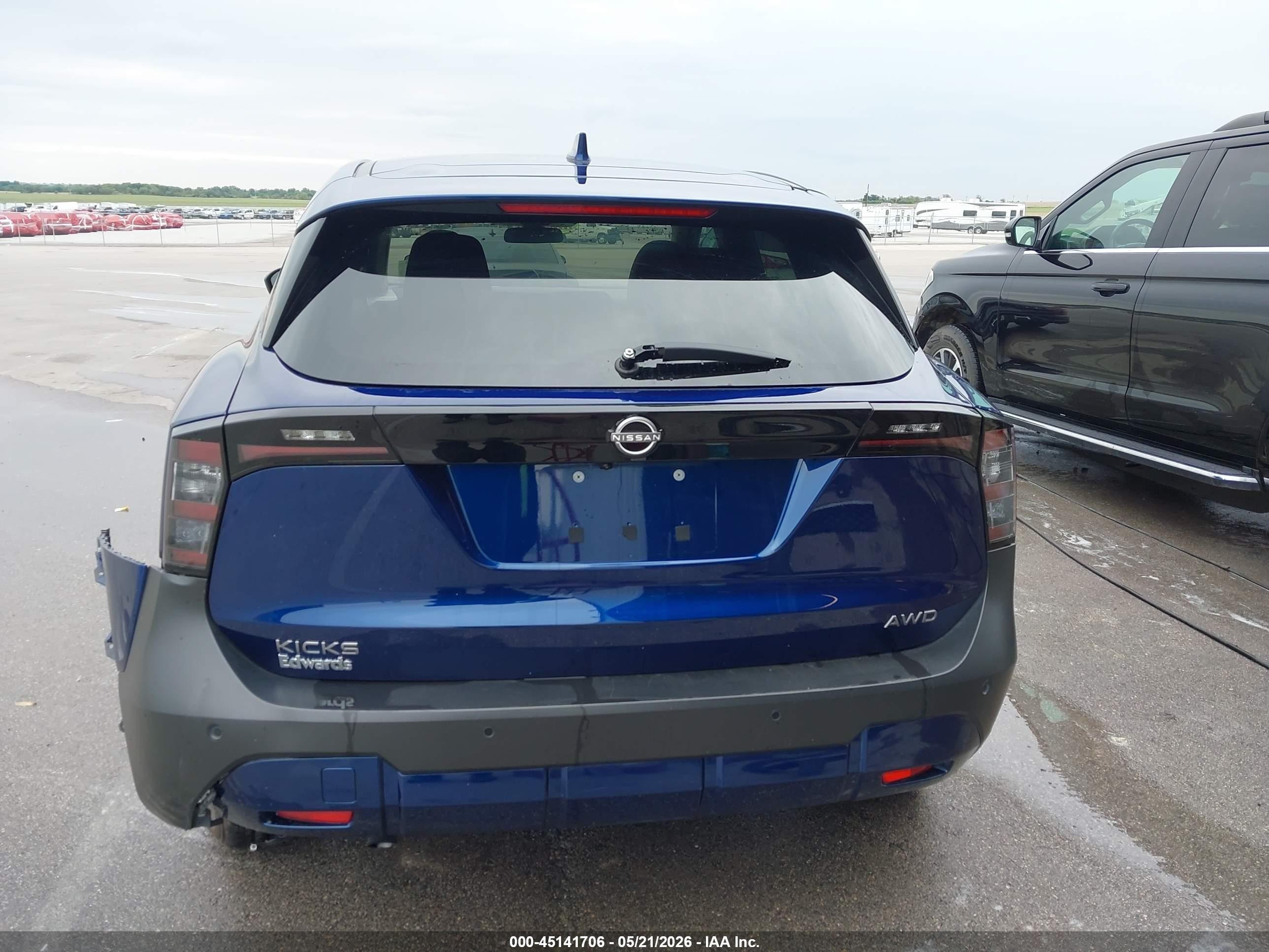 2025 Nissan Kicks Sv Intelligent Awd Blue vin: 3N8AP6CB6SL407377