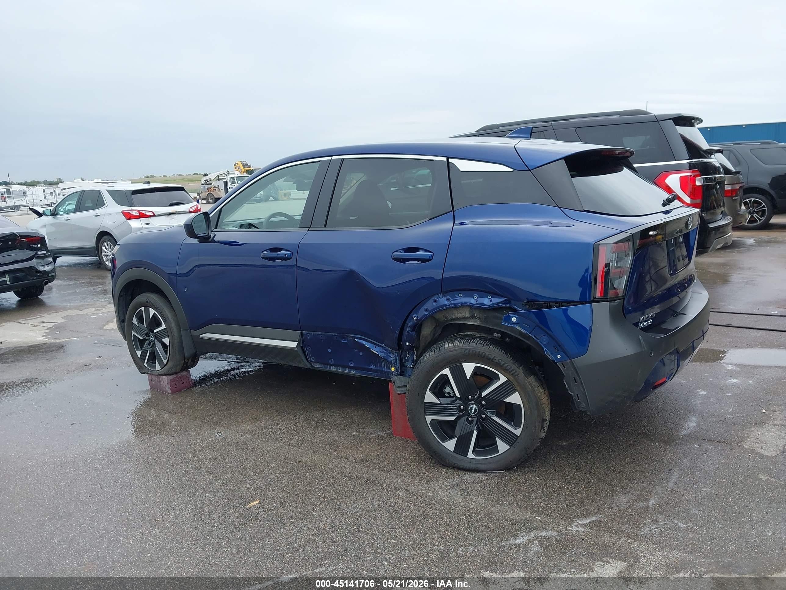 2025 Nissan Kicks Sv Intelligent Awd Blue vin: 3N8AP6CB6SL407377