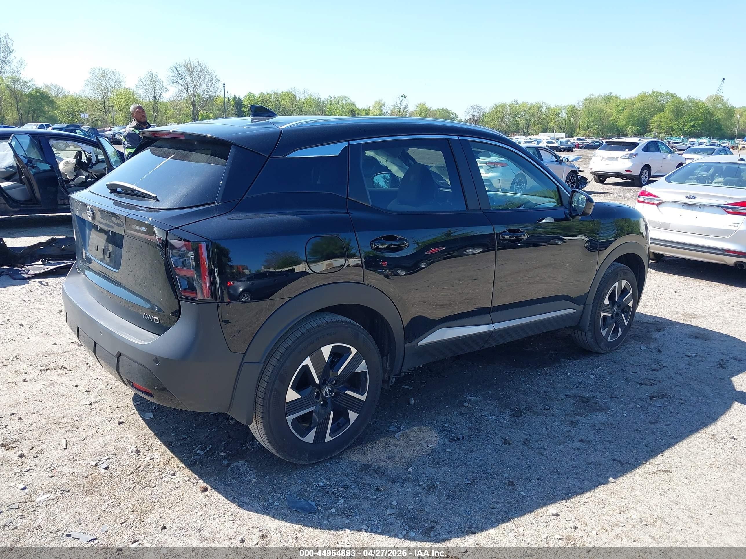 2025 Nissan Kicks Sv Intelligent Awd Black vin: 3N8AP6CB6SL429864