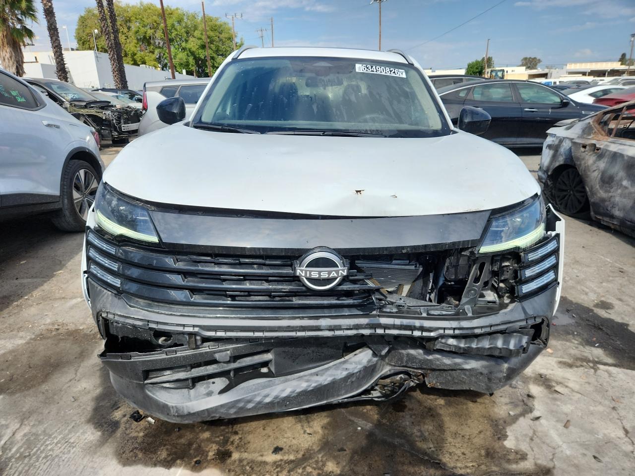 2026 Nissan Kicks Sv White vin: 3N8AP6CE4TL337888 Damage: Front Bumper/Cover, Broken, Replacement Required
