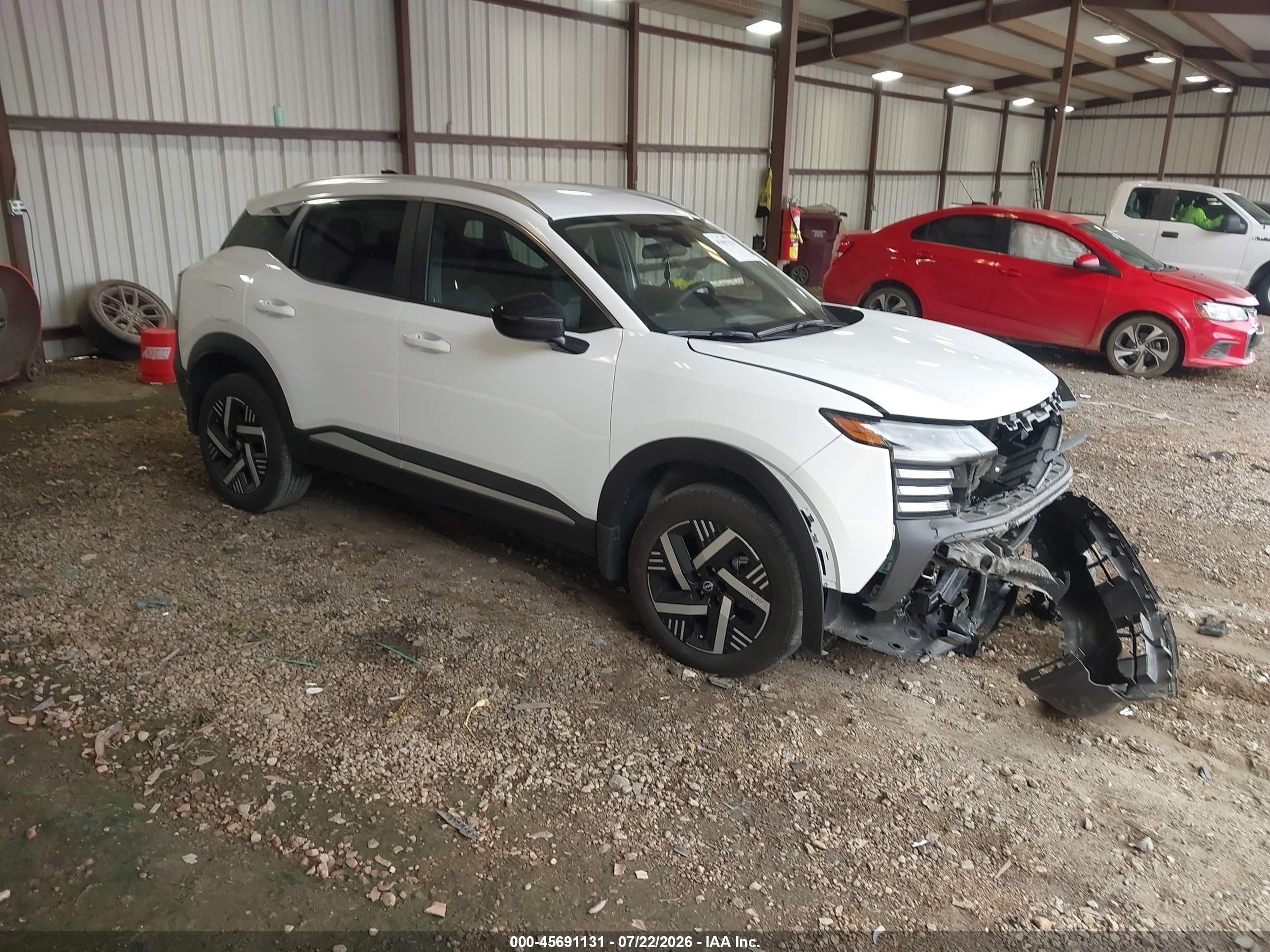 2026 Nissan Kicks Sv White vin: 3N8AP6CE9TL313747