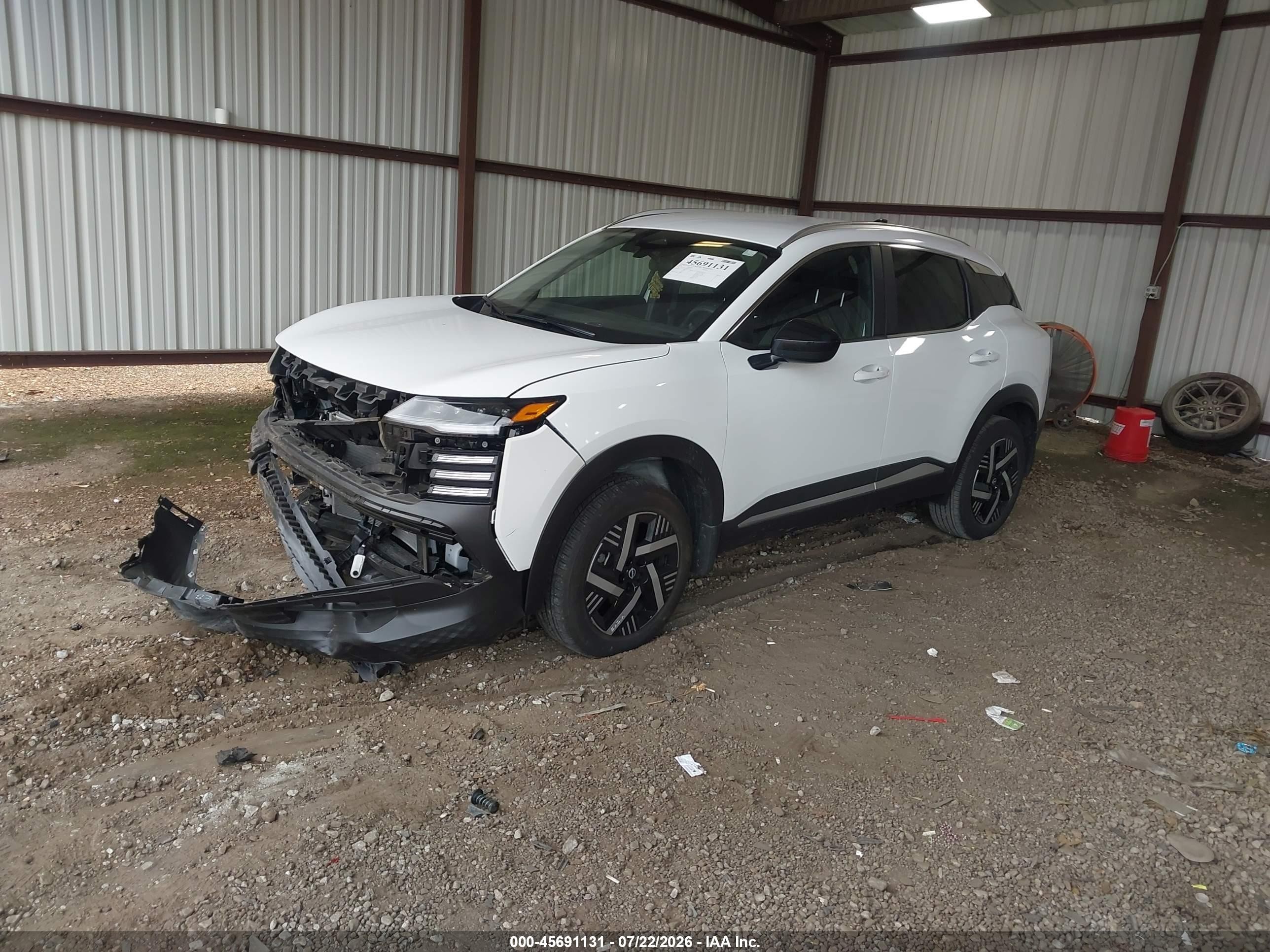 2026 Nissan Kicks Sv White vin: 3N8AP6CE9TL313747