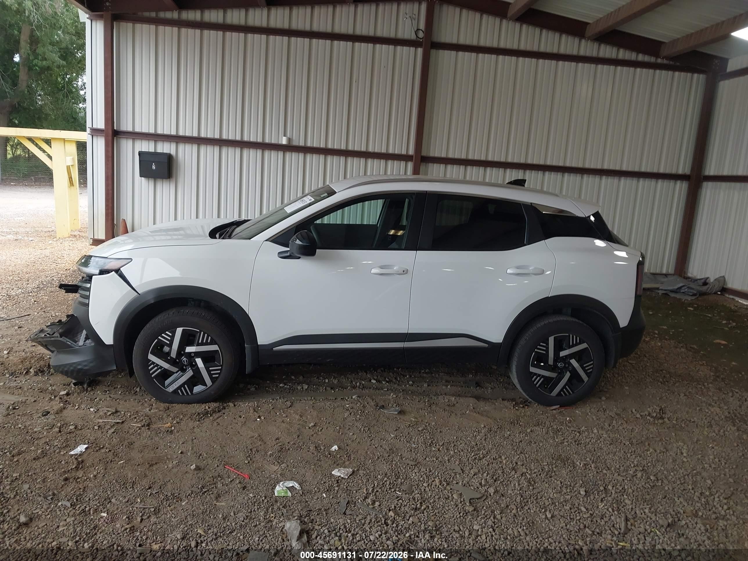 2026 Nissan Kicks Sv White vin: 3N8AP6CE9TL313747