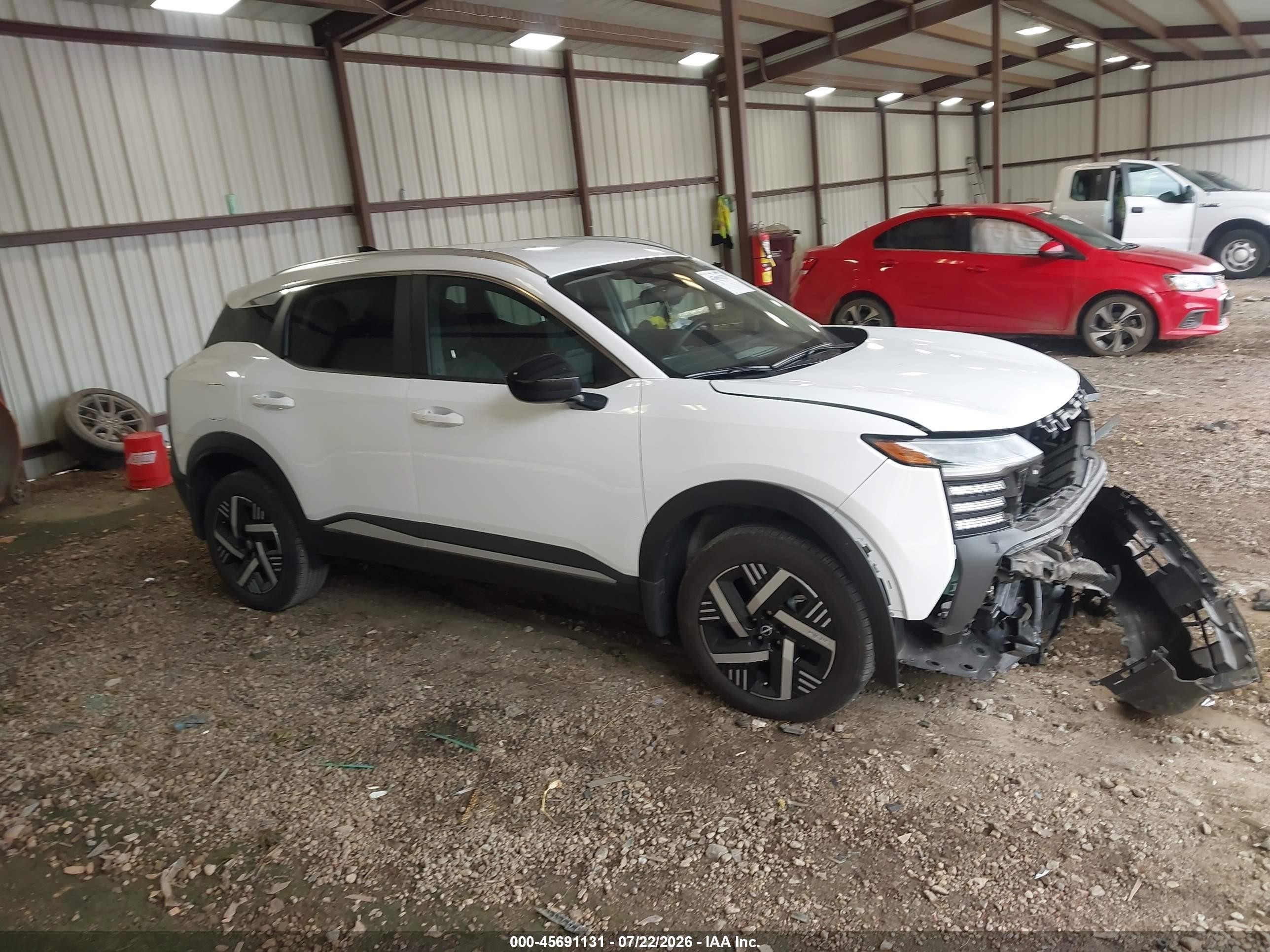2026 Nissan Kicks Sv White vin: 3N8AP6CE9TL313747