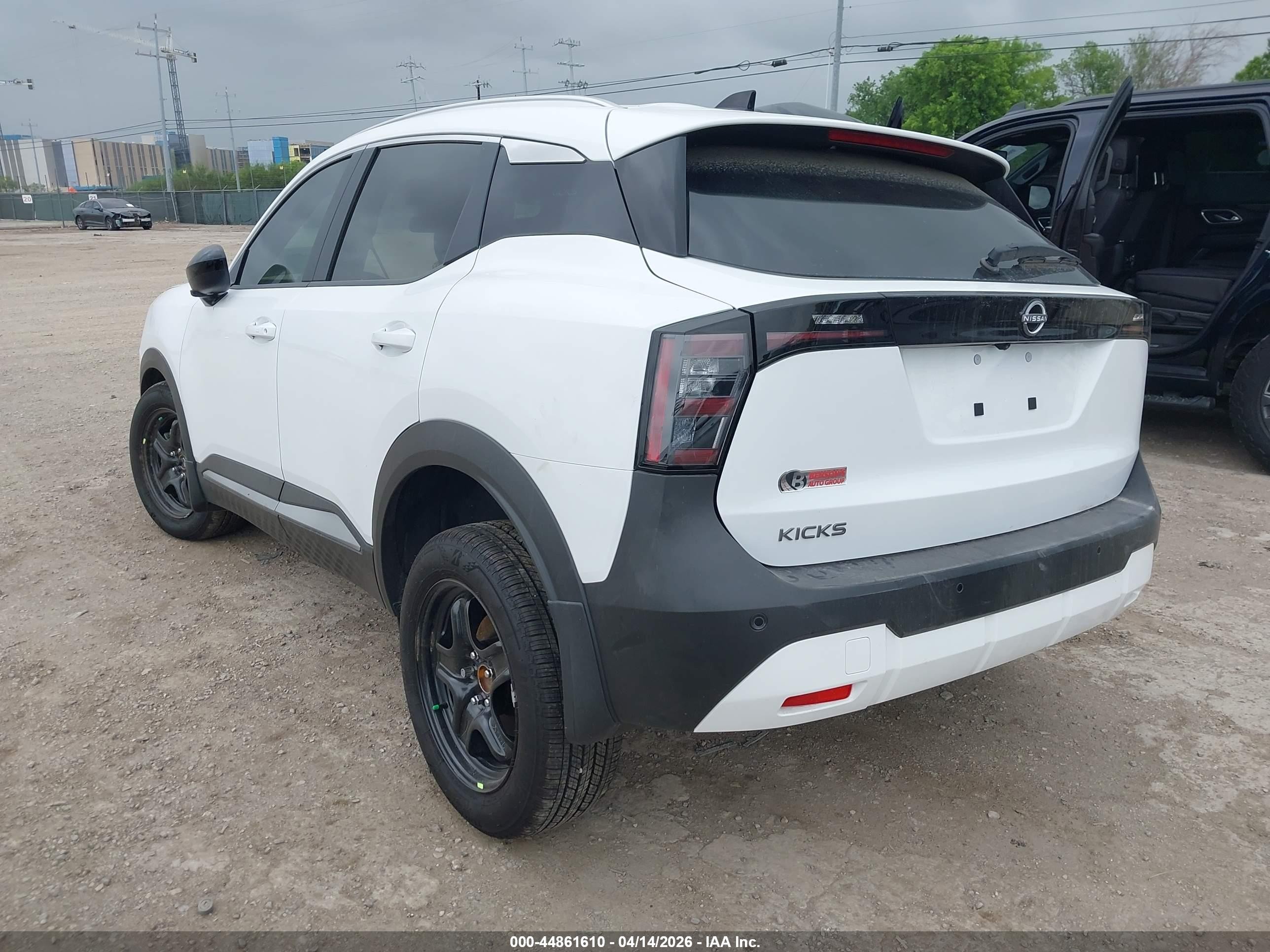 2026 Nissan Kicks Sv Белый vin: 3N8AP6CE9TL368702