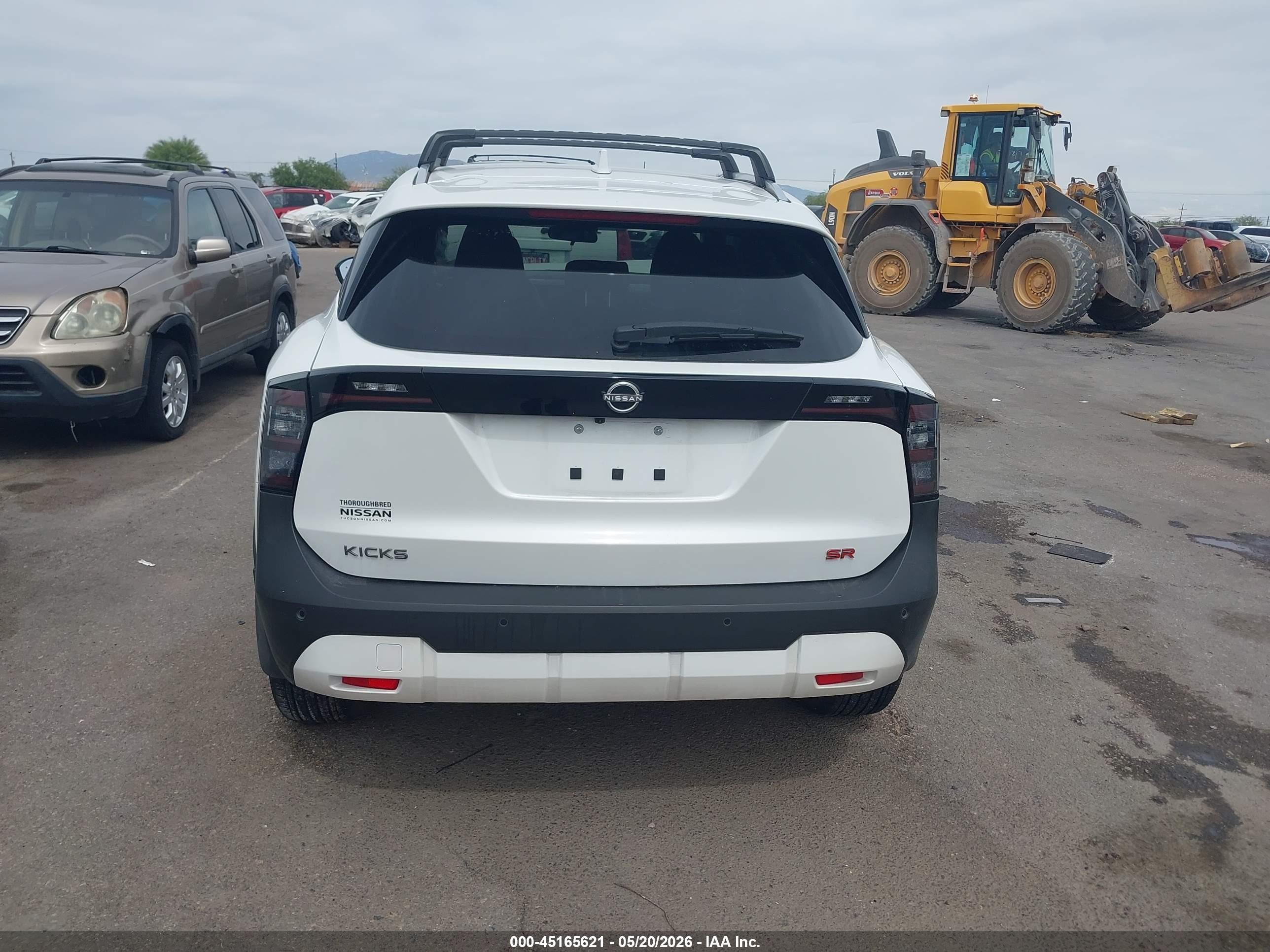 2025 Nissan Kicks Sr Fwd Белый vin: 3N8AP6DA0SL406490