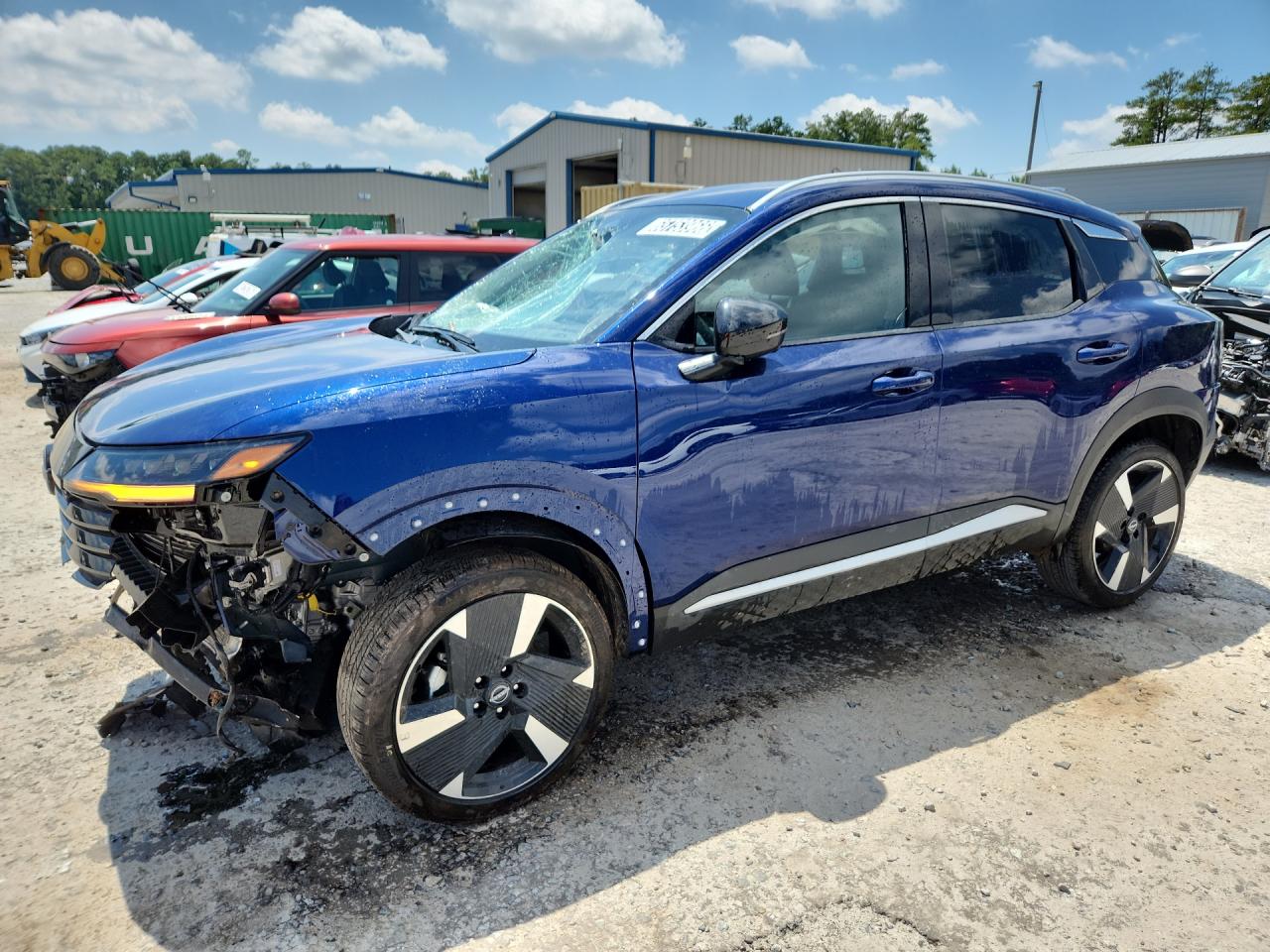 2026 Nissan Kicks Sr Blue vin: 3N8AP6DA8TL391383 Damage: Left Fender Flare, Missing, Replacement Required