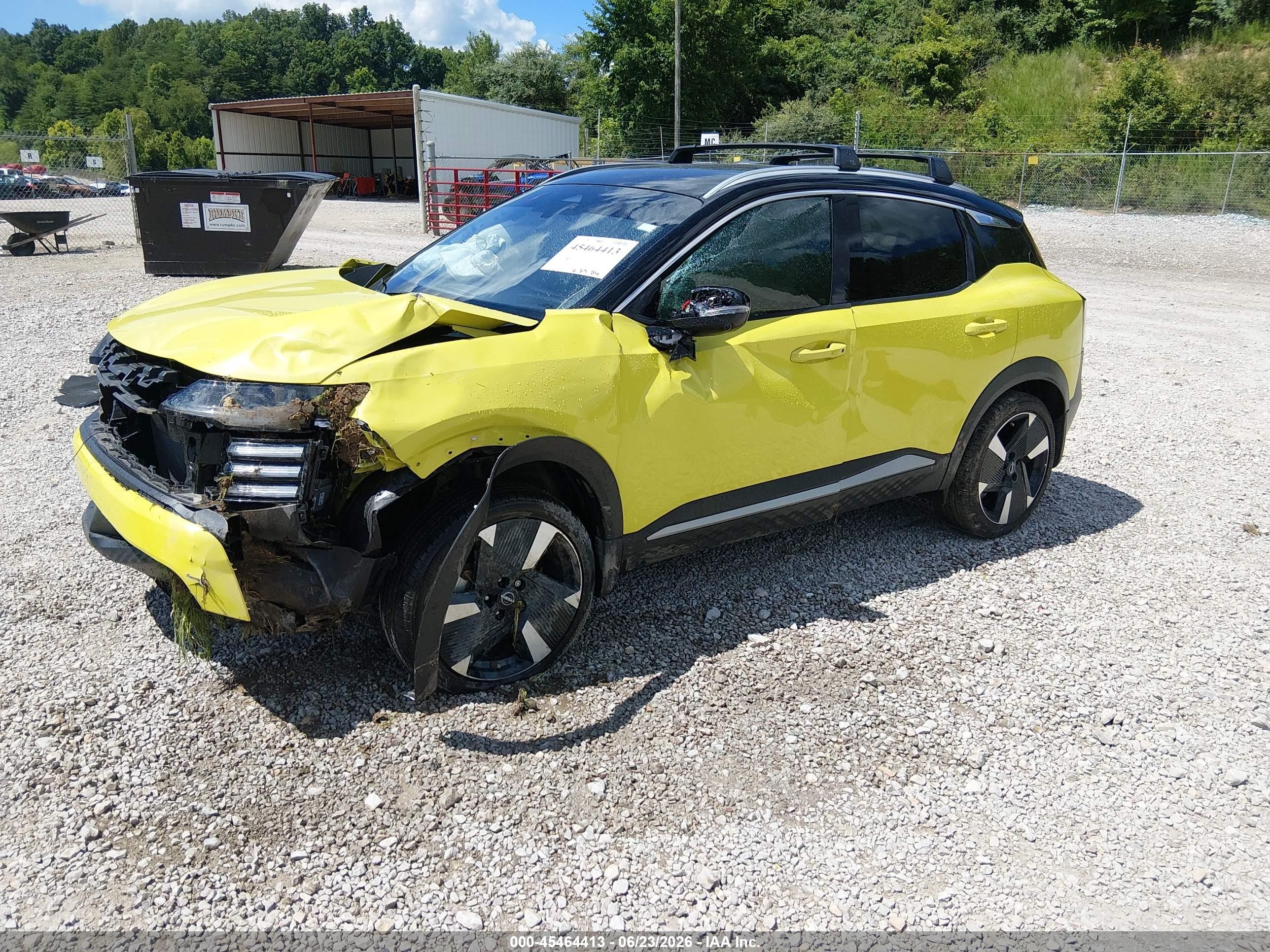 2025 Nissan Kicks Sr Intelligent Awd Желтый vin: 3N8AP6DB0SL323392