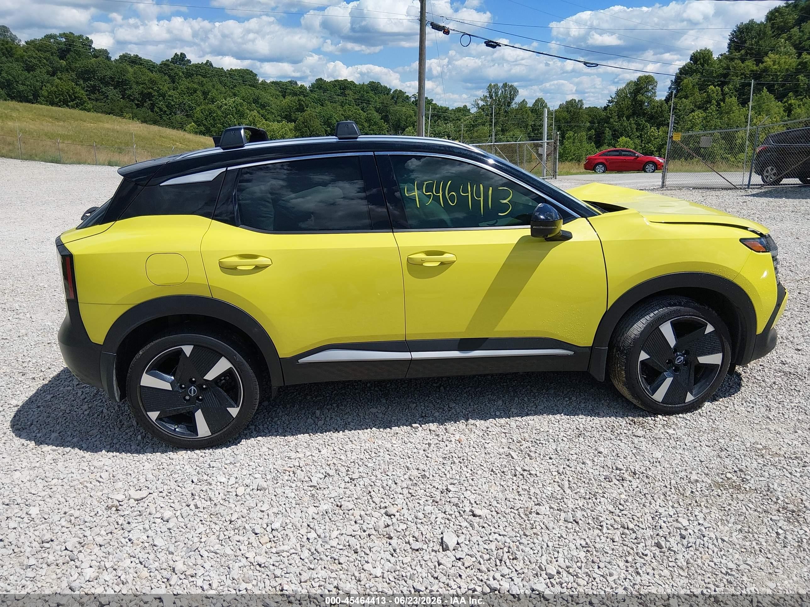 2025 Nissan Kicks Sr Intelligent Awd Желтый vin: 3N8AP6DB0SL323392