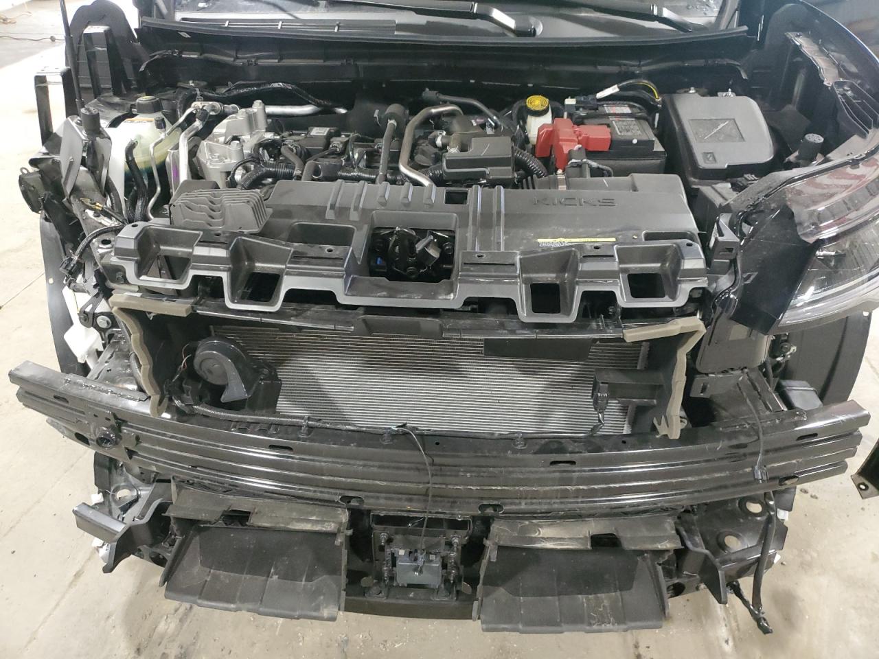 2026 Nissan Kicks Sr Black vin: 3N8AP6DBXTL387408 Damage: Front Bumper Reinforcement, Dent(S) W/No Paint Dmg, 3 To 4 Inches