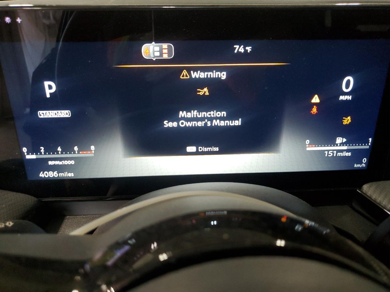 2026 Nissan Kicks Sr Black vin: 3N8AP6DBXTL387408 Damage: Warning - Collision Avoidance, On, Unacceptable